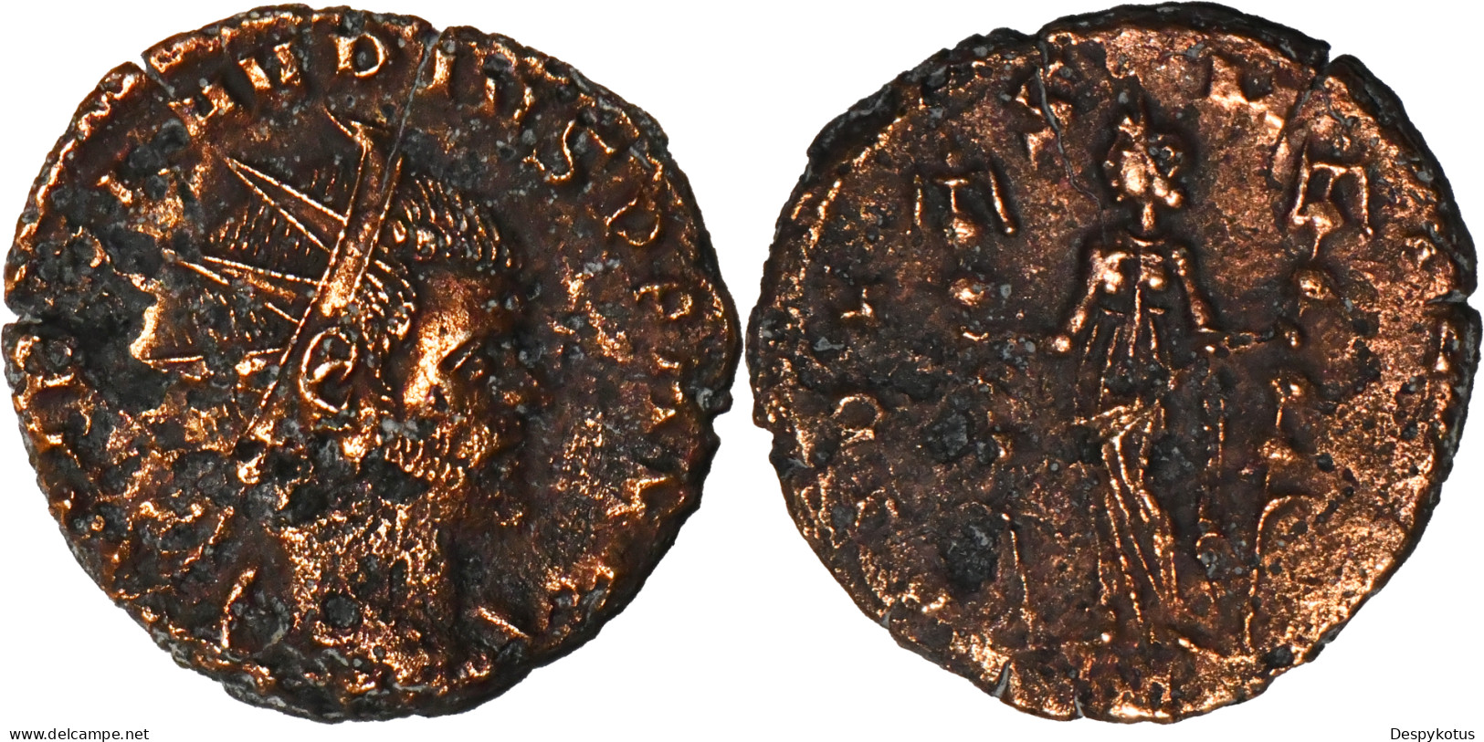 ROME - Antoninien - CLAUDE II LE GOTHIQUE - 269 AD - FIDES MILIT S (Milan) - RIC.149 - 19-066 - The Military Crisis (235 AD To 284 AD)