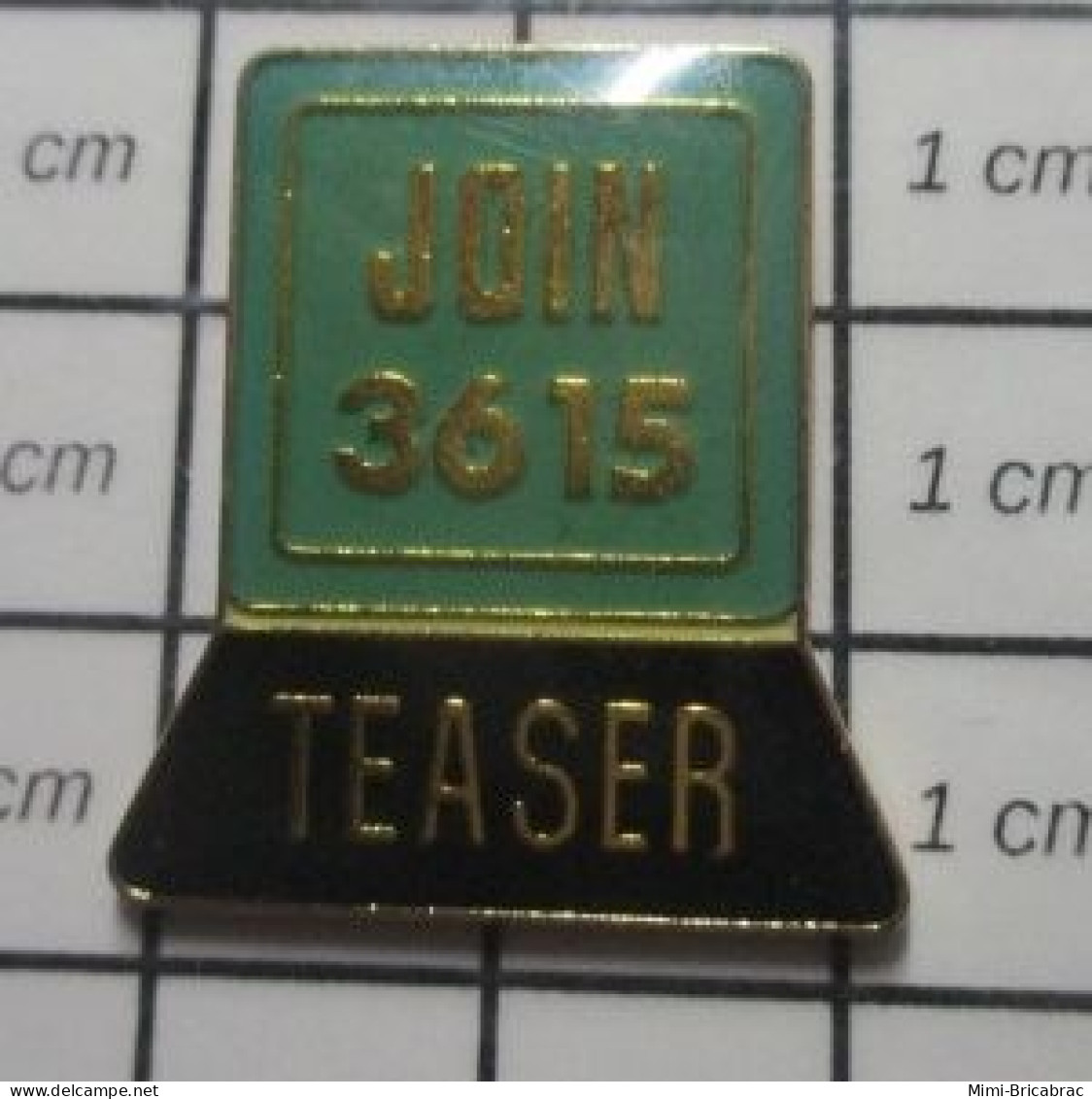 616A Pin's Pins / Beau Et Rare : INFORMATIQUE / MINITEL JUIN 3615 TEASER - Informatique