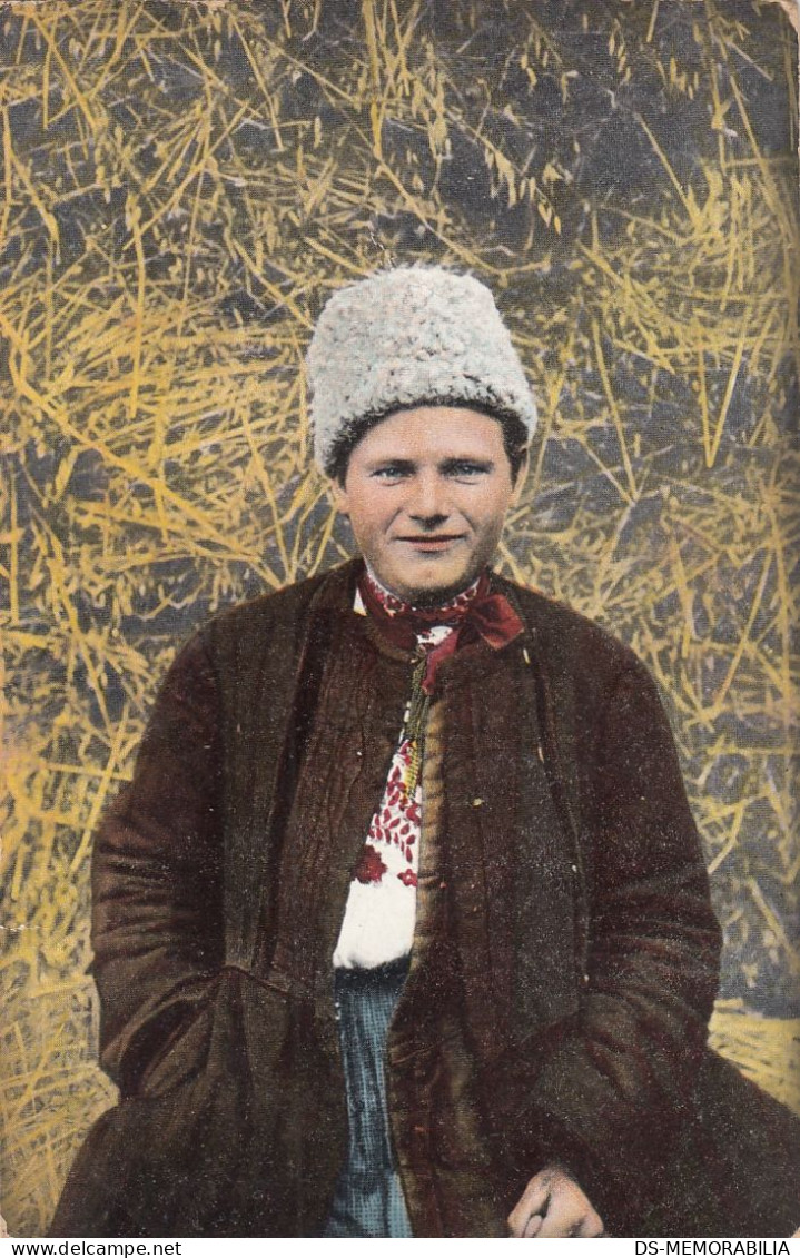 Ukraine - Man W Traditional Hat , Costume Ca.1910 - Oekraïne