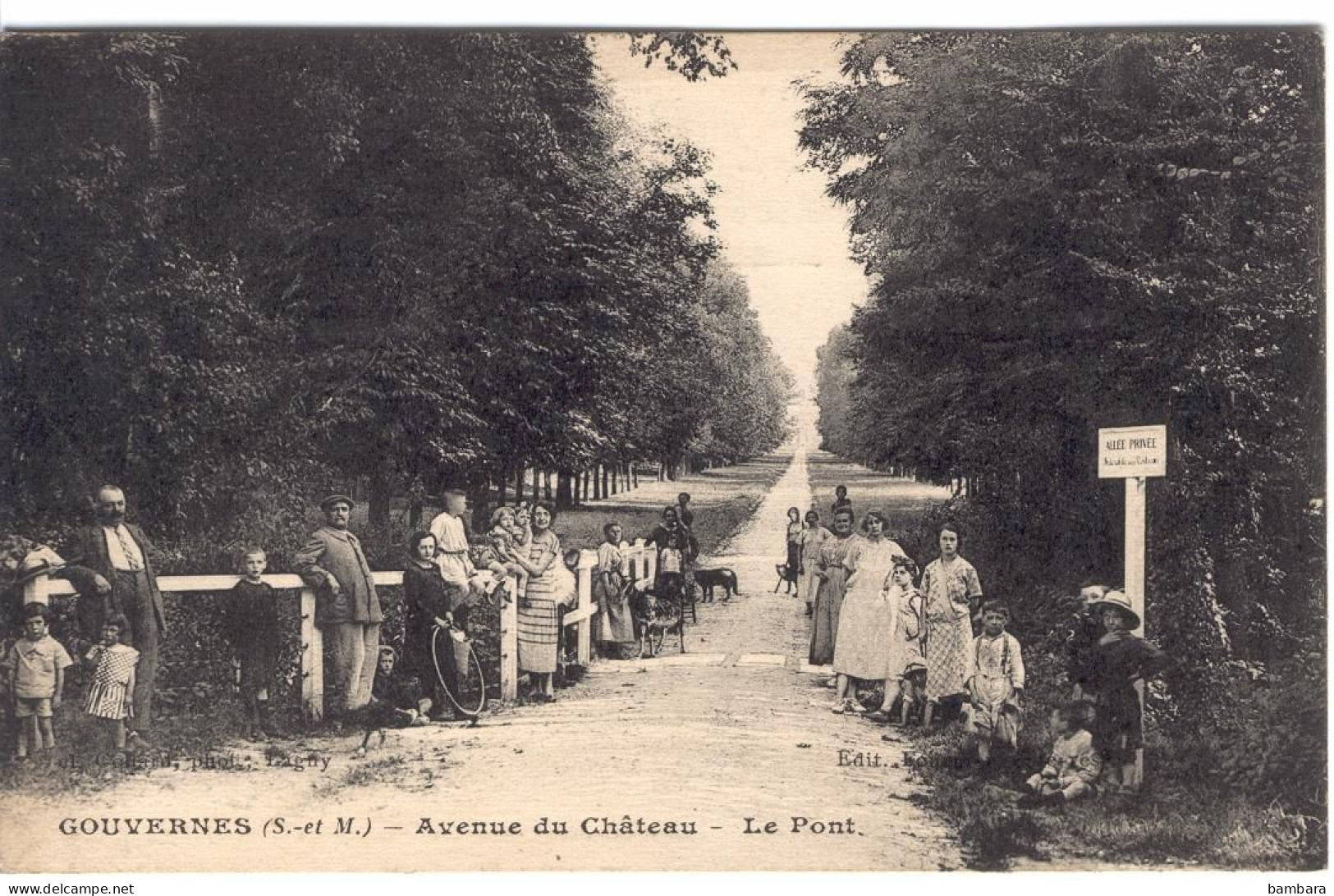 GOUVERNES - Avenue Du Château. - Other & Unclassified