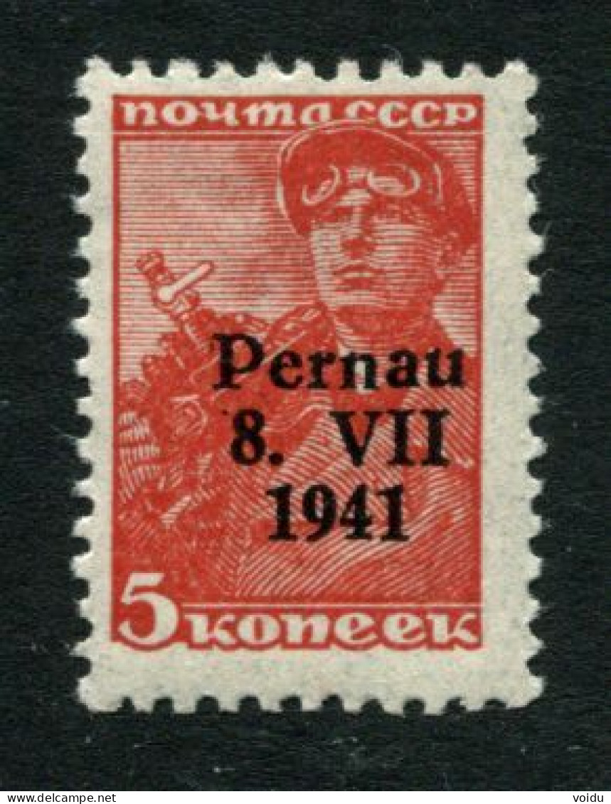 Estonia 1941 Pernau Mi.4 MNH** Type I - Estonia