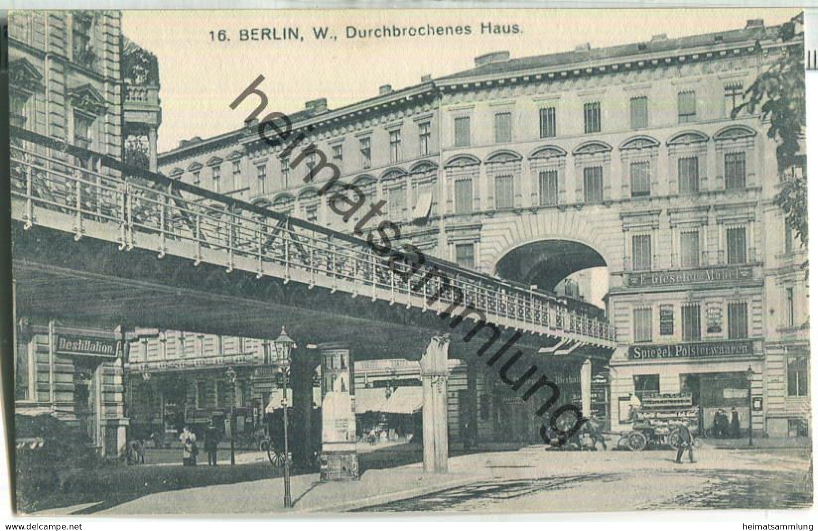 Berlin - Durchbrochenes Haus - Bülowstrasse - Schöneberg