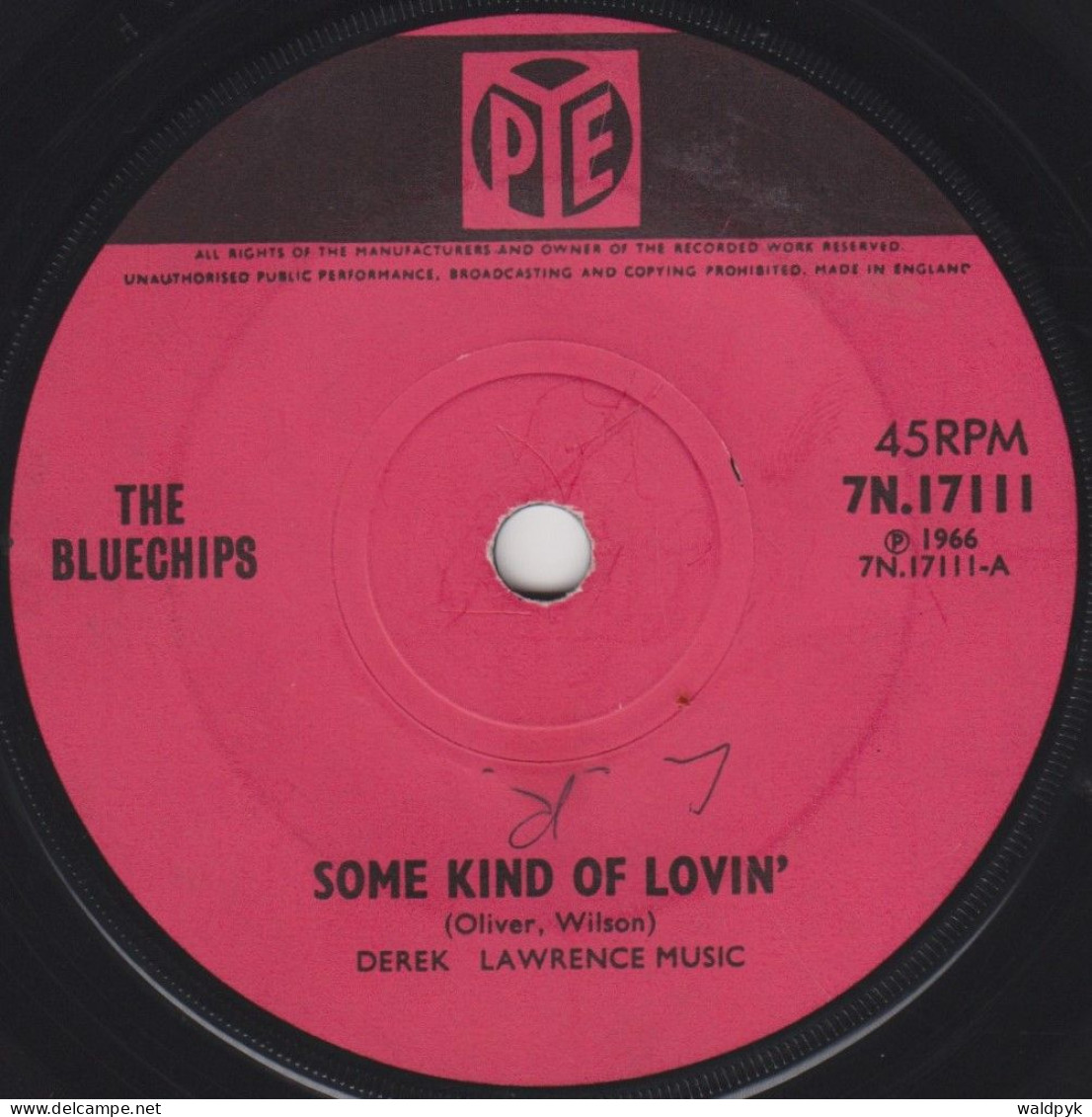 THE BLUECHIPS - Some Kind Of Lovin' - Andere - Engelstalig