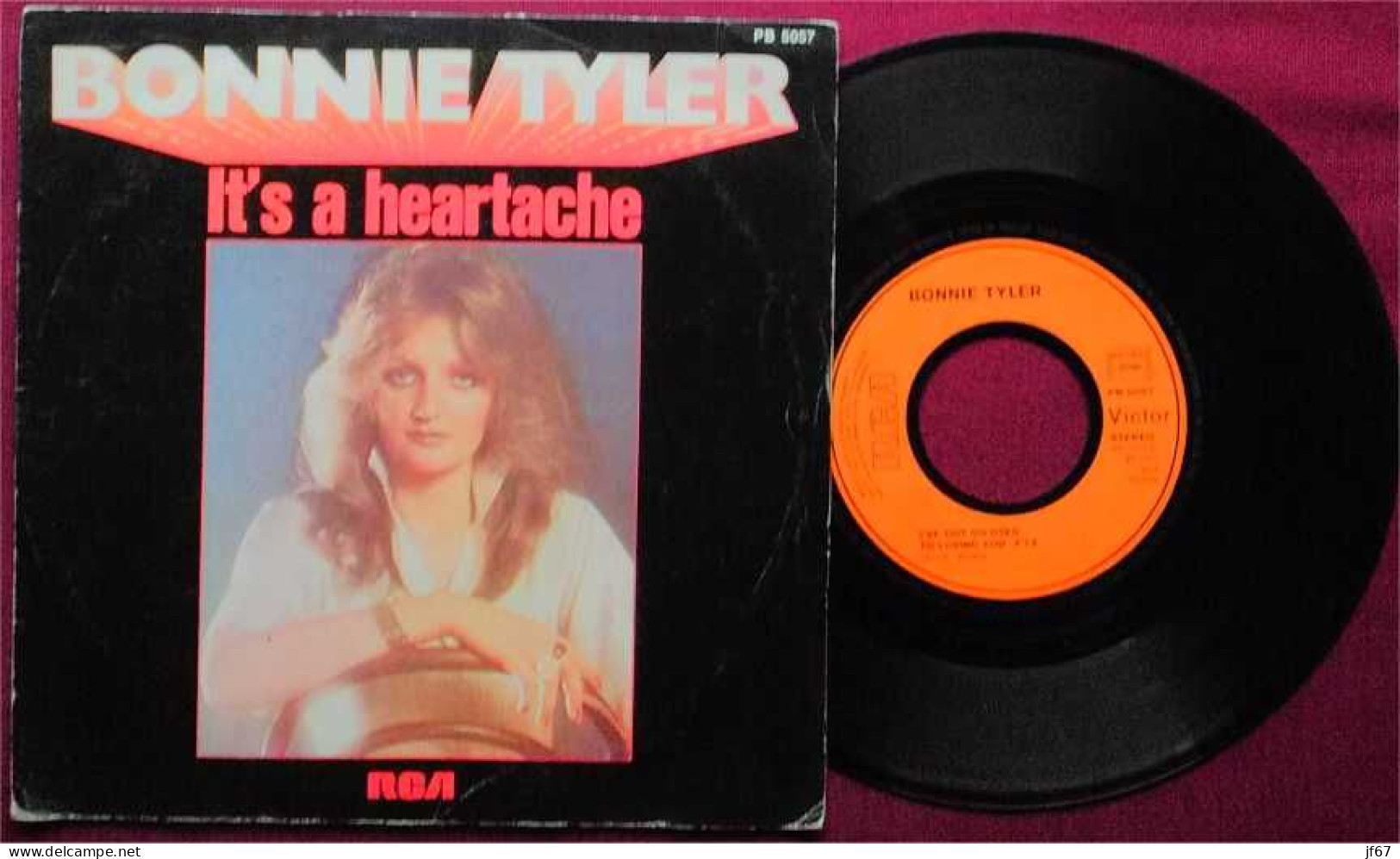 BONNIE TYLER - It's A Heartache (1977) Vinyle 45T - Andere - Engelstalig