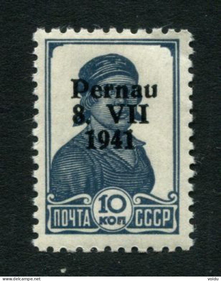 Estonia 1941 Pernau Mi.5 MNH** Type I - Estonia