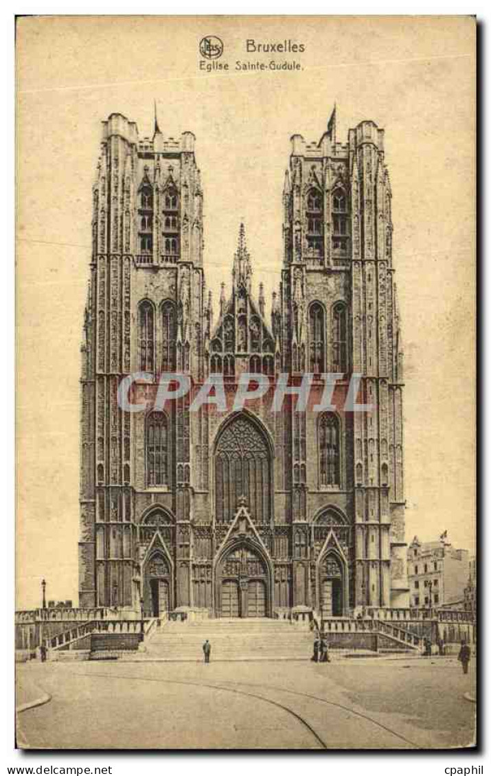 CPA Bruxelles Eglise Sainte Gudule - Monumenti, Edifici