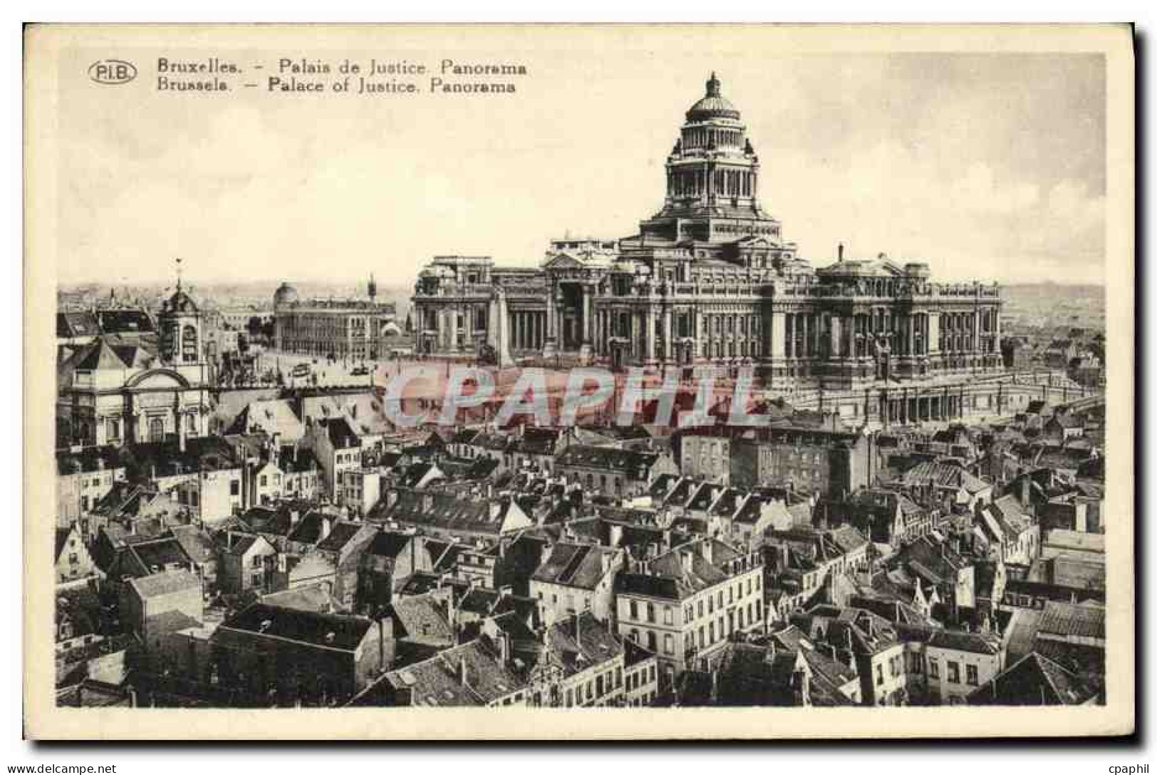 CPA Bruxelles Palais De Justice Panorama - Mehransichten, Panoramakarten