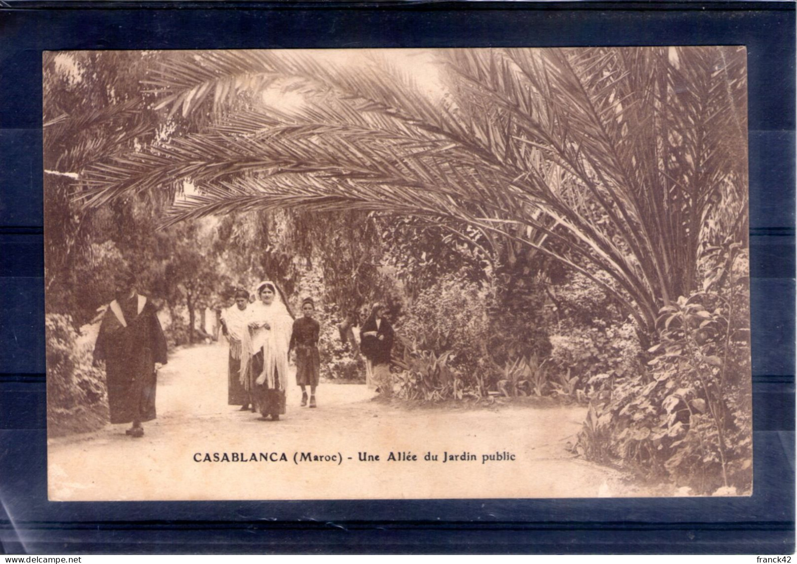 Maroc. Casablanca. Une Allée Du Jardin Public - Casablanca