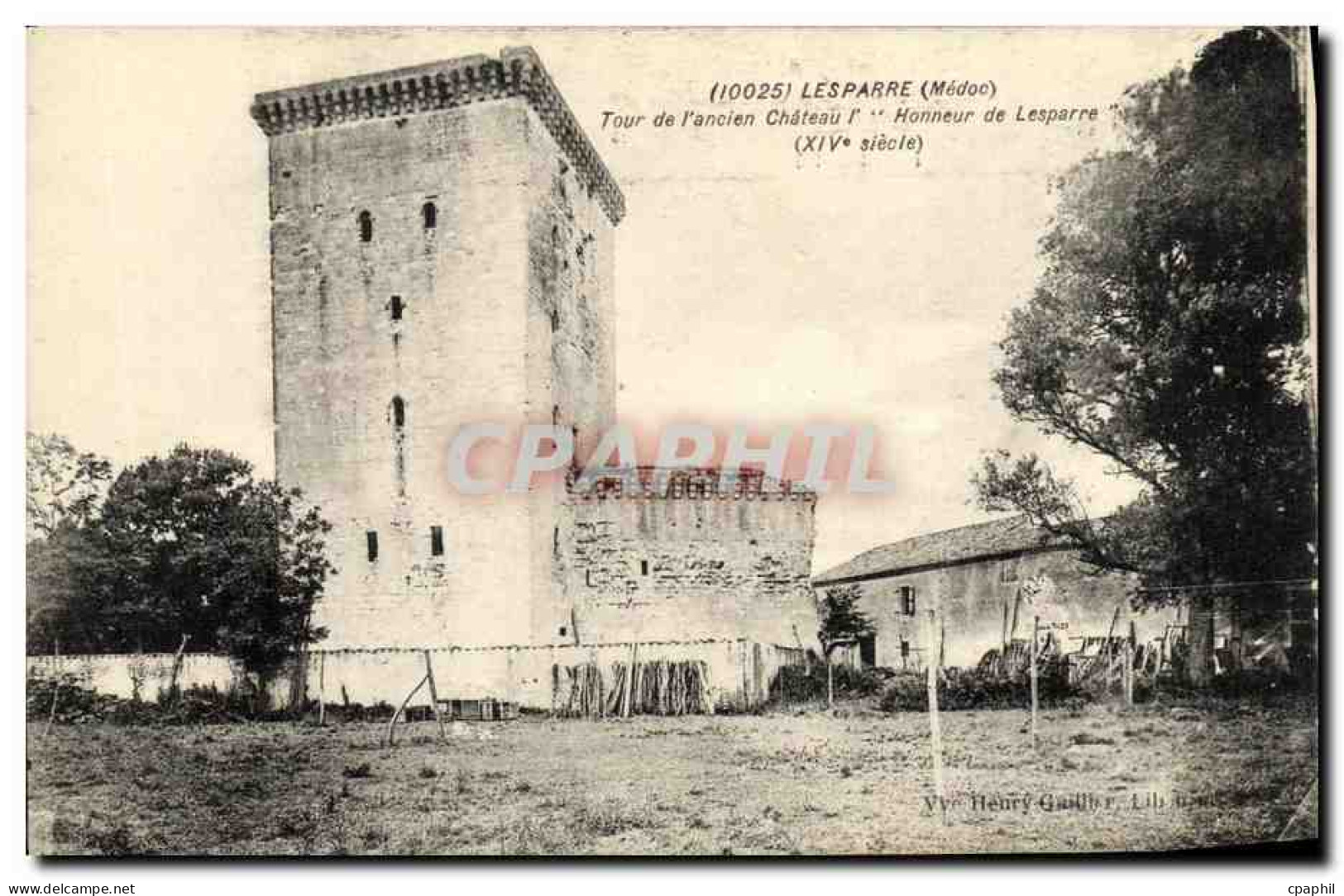 CPA Lesparre Tour De L Ancien Chateau - Lesparre Medoc