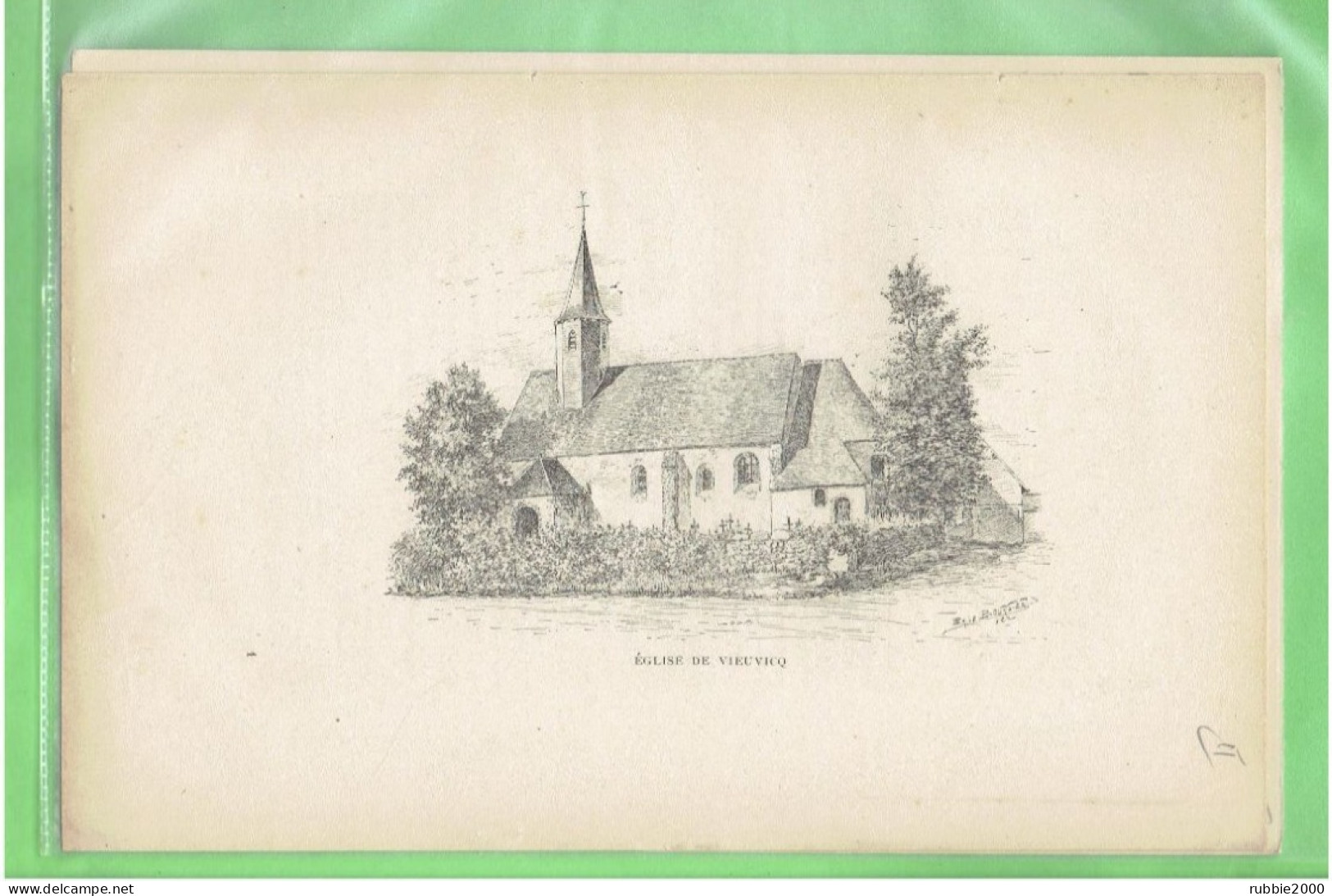 1900 EGLISE DE VIEUVICQ EURE ET LOIR - Centre - Val De Loire