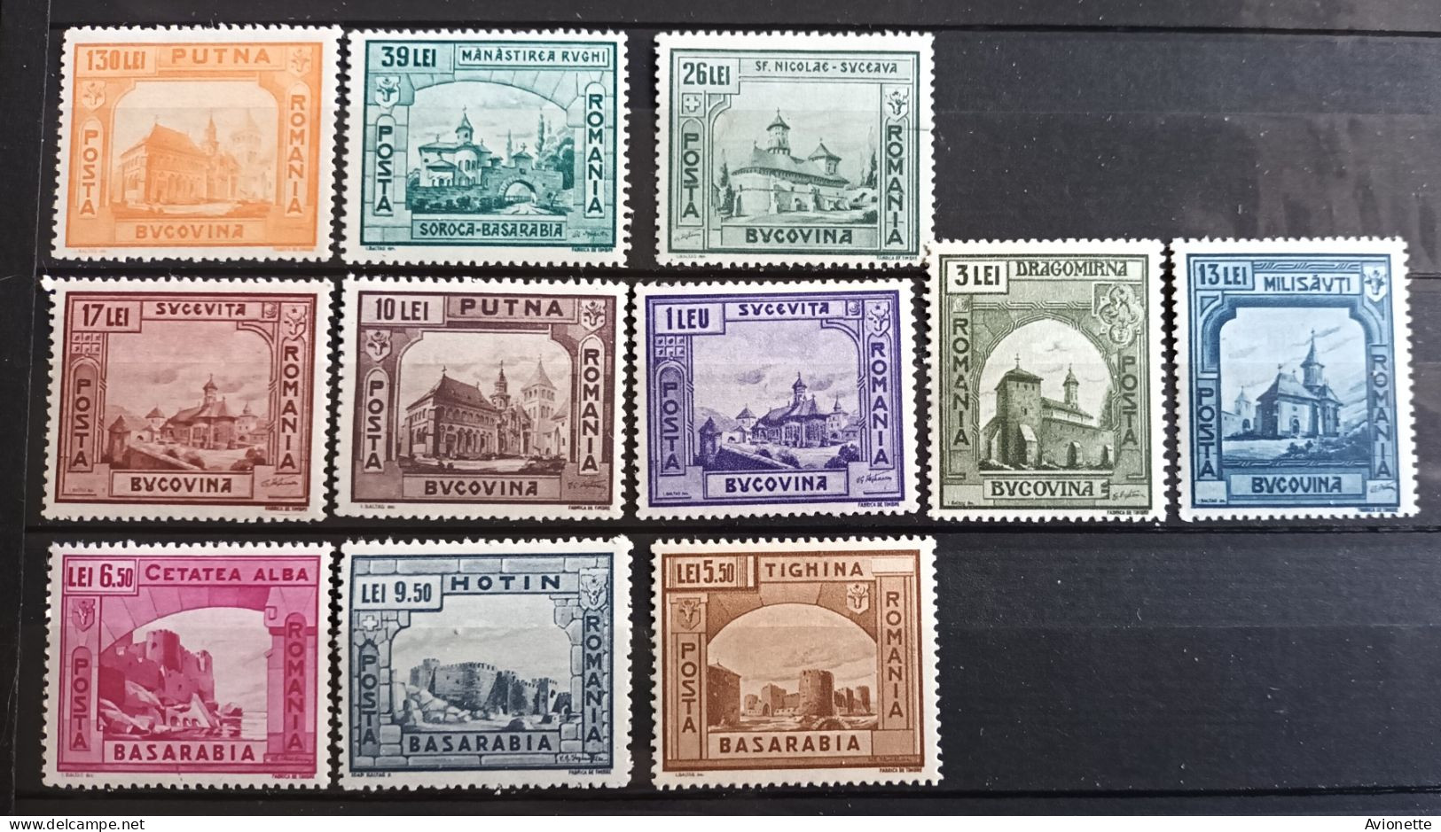 Romania (11 Timbres) - Ongebruikt