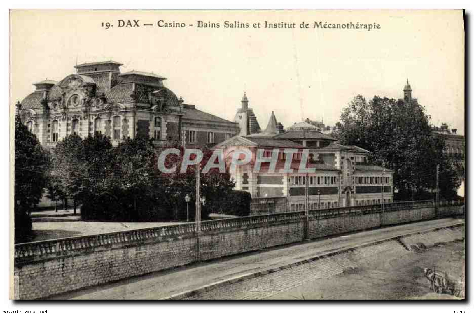 CPA Dax Casino Bains Salins Et Institut De Mecanotherapie - Dax