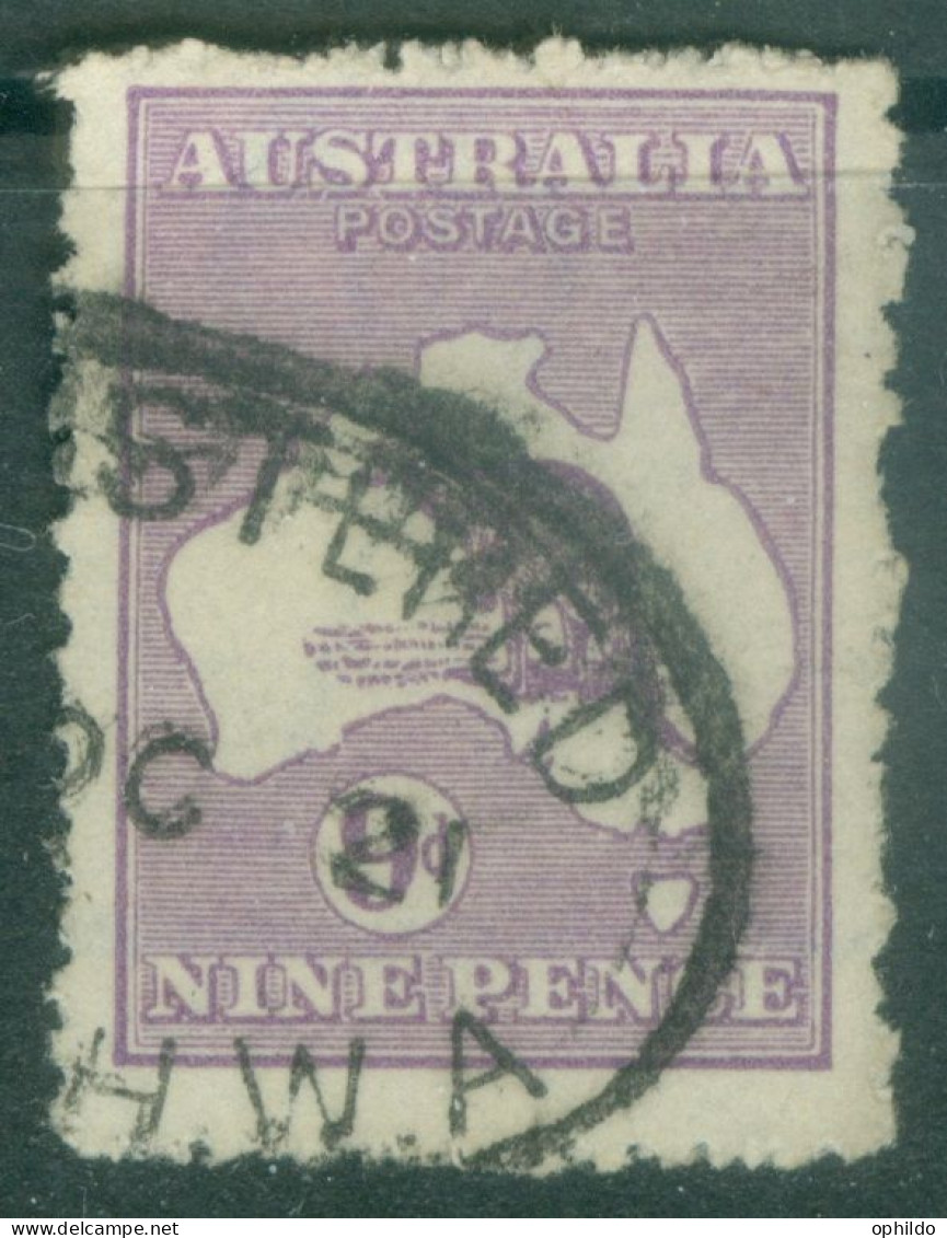 Australie    Michel  46 X III  Ou  Yvert  9a  Ob  TB  - Oblitérés