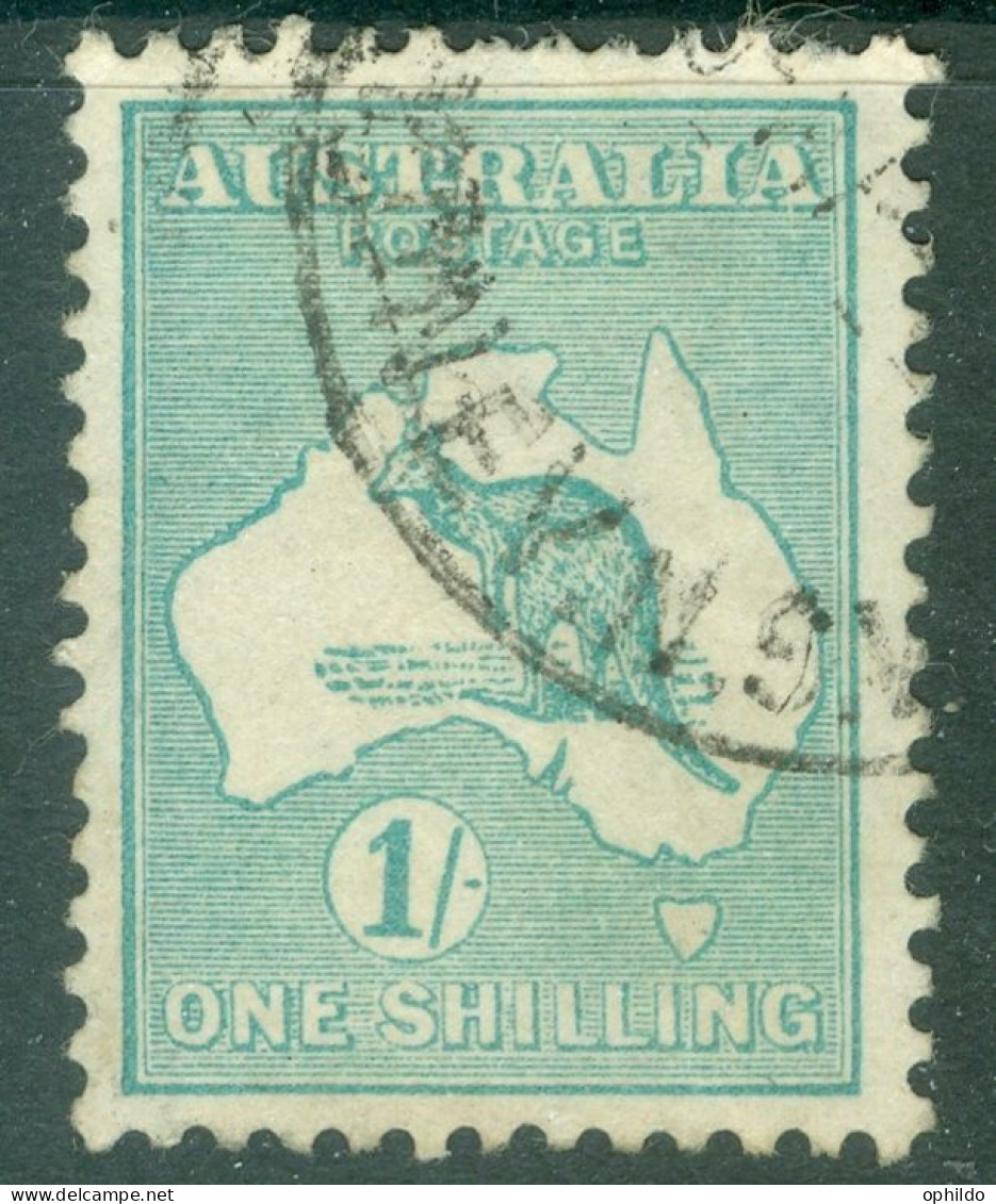 Australie    Michel  47 X II  Ou  Yvert  10a  Ob  B/TB  - Usados