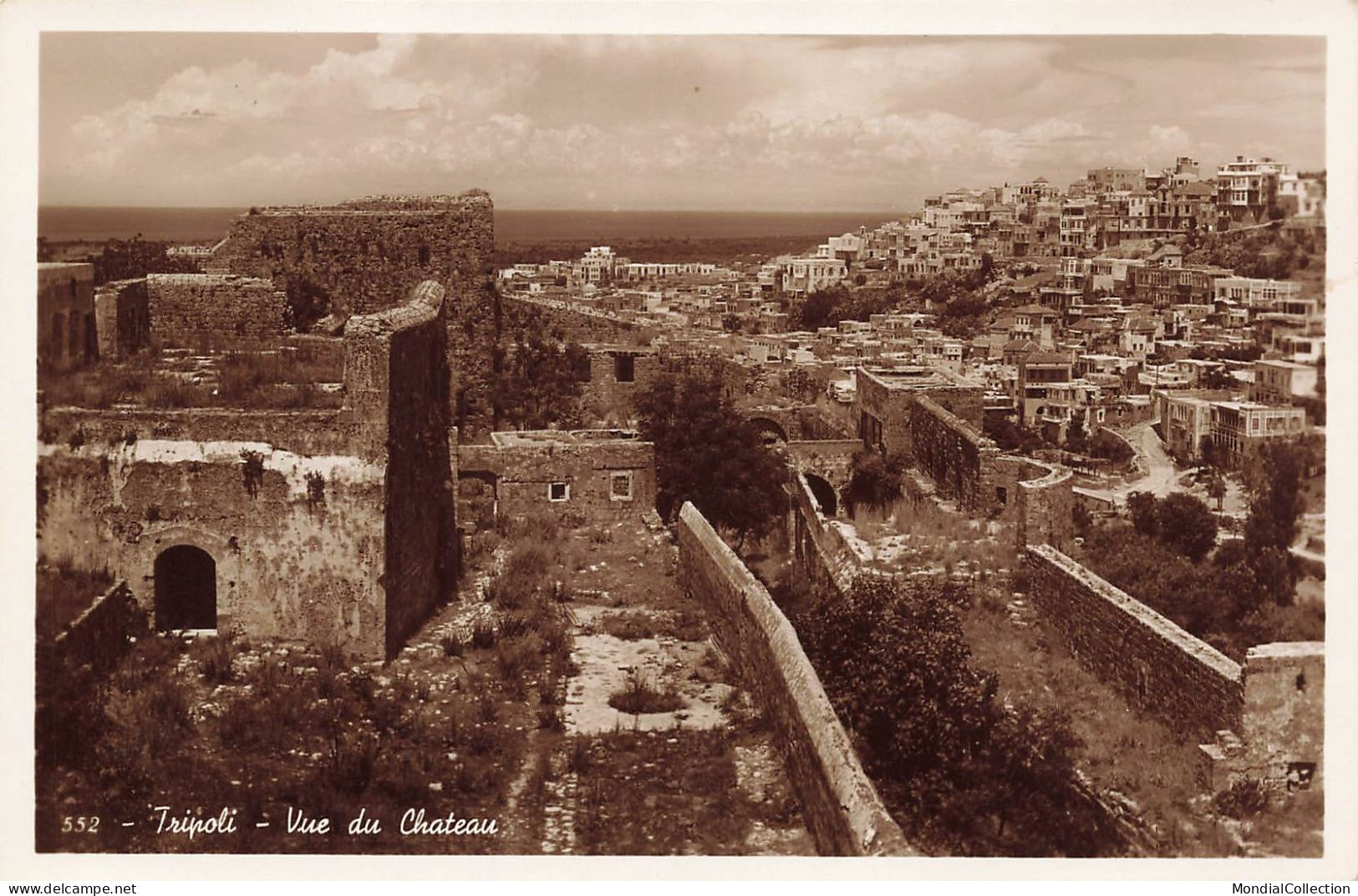 MIKIBP1-013- LIBAN TRIPOLI VUE DU CHATEAU - Libano