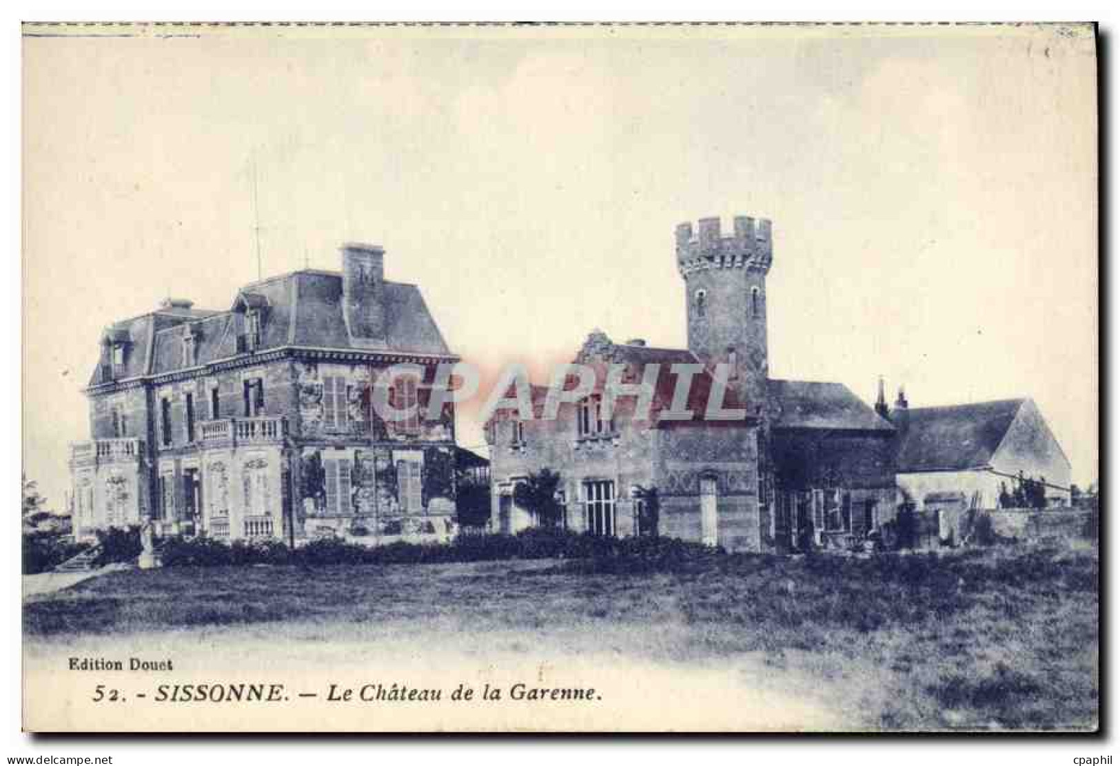 CPA Sissonne Le Chateau De La Garenne - Sissonne