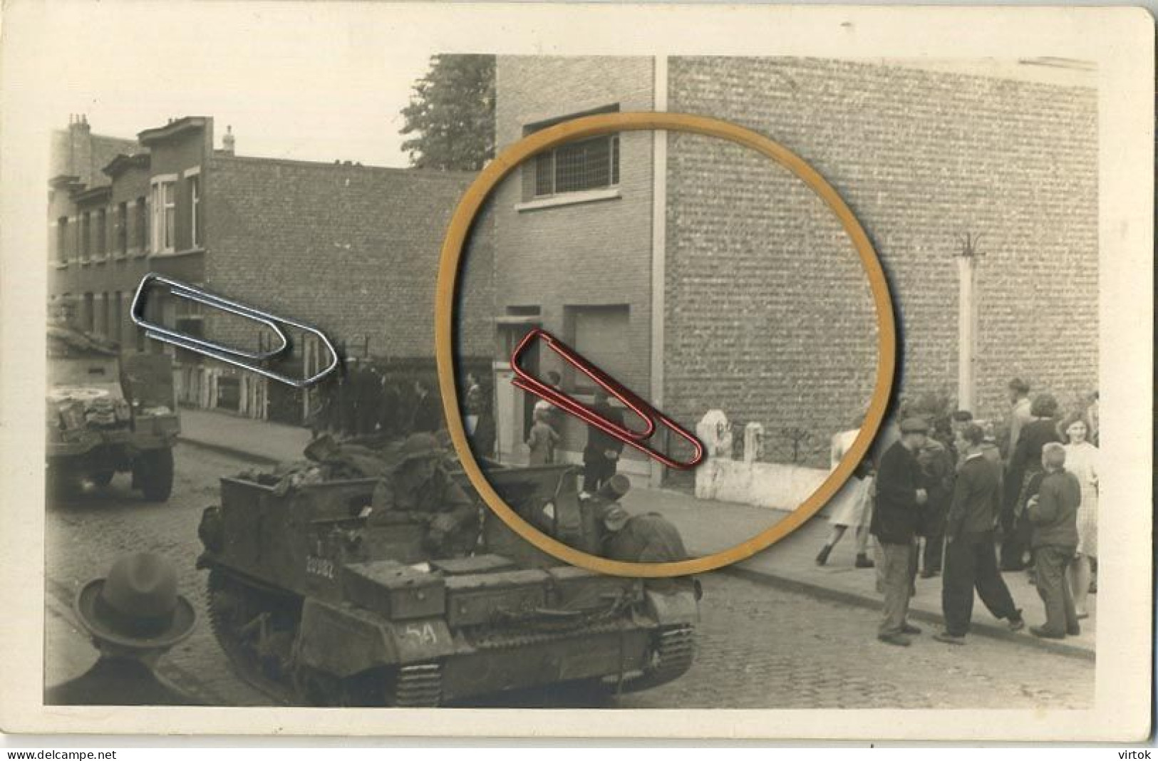 WILRIJK : Alfons Wellensstraat : WW2 - Oorlog 40-45 : US Army - BEVRIJDING - LIBERATION ( FOTO KAART ) 3/9/1944 - Antwerpen