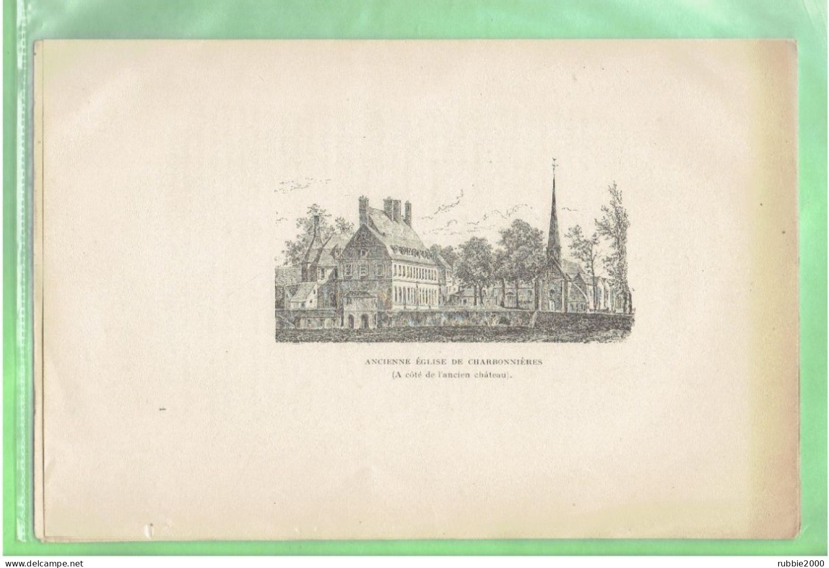 1900 EGLISE DE CHARBONNIERES ET CHAPELLE DE NOTRE DAME DE PITIE EURE ET LOIR - Centre - Val De Loire