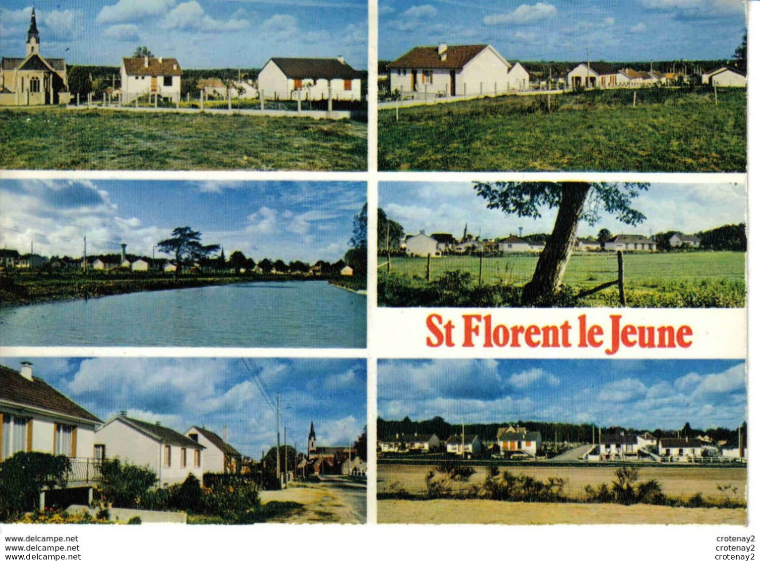 45 SAINT FLORENT LE JEUNE Vers Sully Multivues Les Genêts Etang Lotissement Laborde Climert De Beaulin Les Affilards - Sully Sur Loire