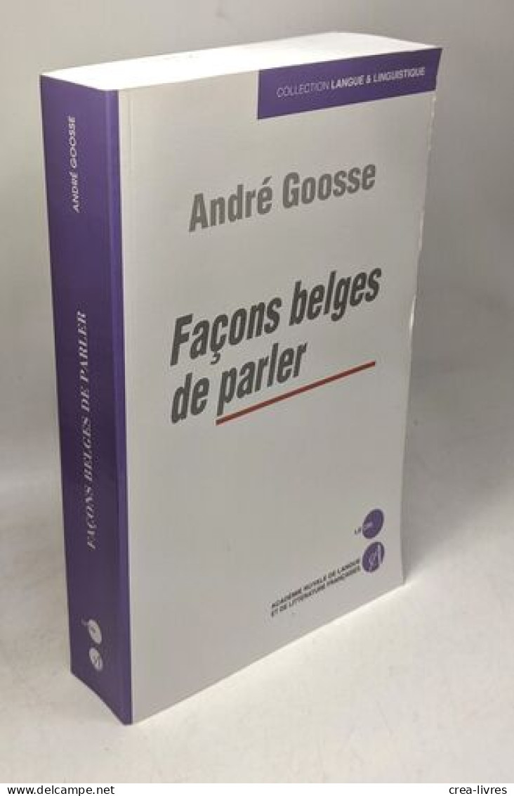 Façons Belges De Parler - Sin Clasificación