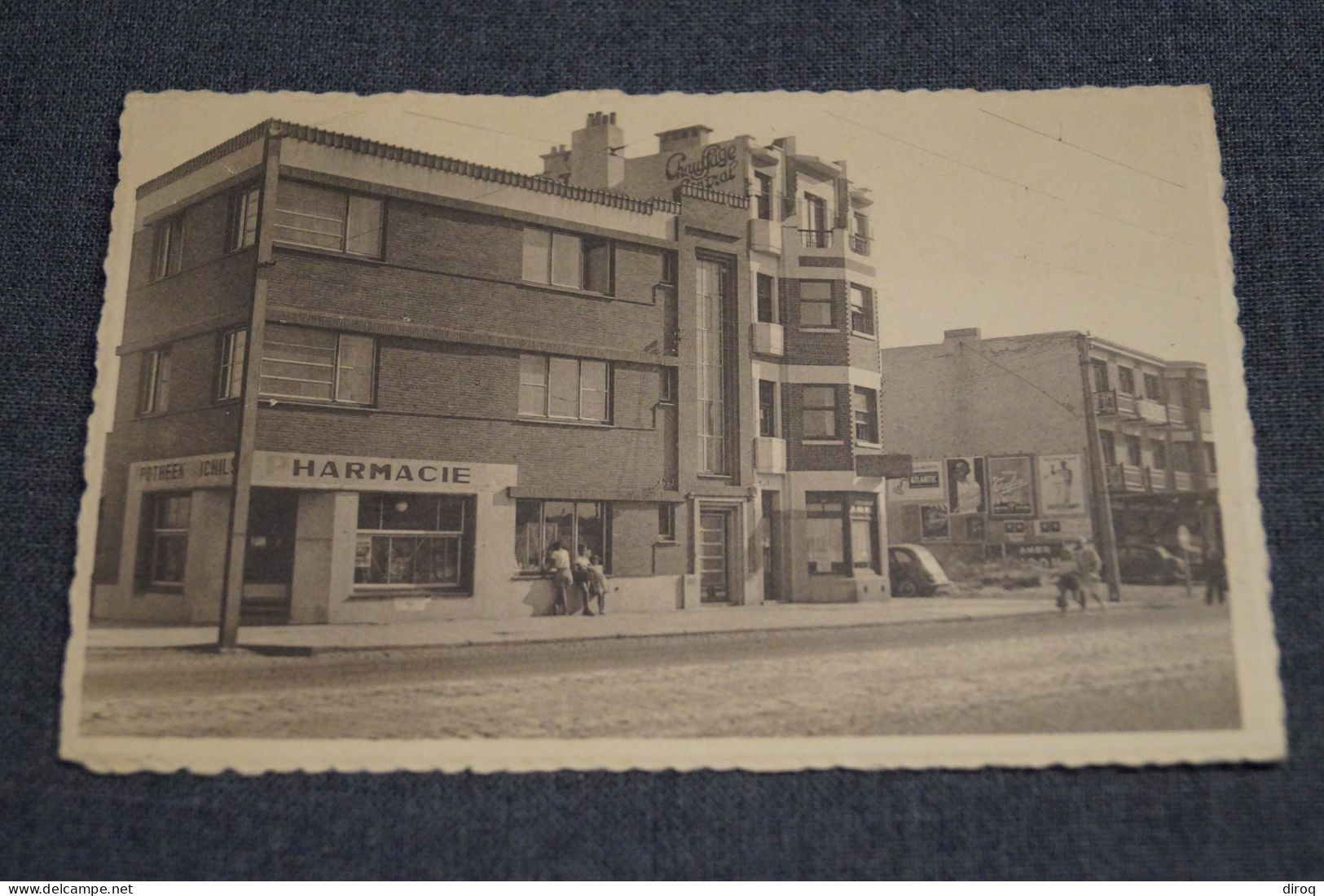 Saint - Idesbald,Pharmacie Et Villa Ernest ,très Belle Carte Ancienne Pour Collection - Koksijde