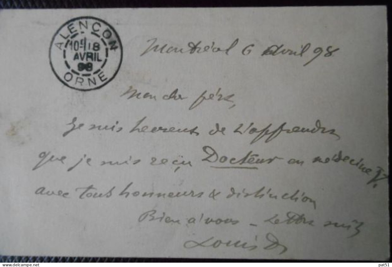 PRECURSEUR - CANADA - Entier Postal 2 Cent Reine Victoria Orangé - 1898 - Cachet " MONTREAL " - Cartas & Documentos