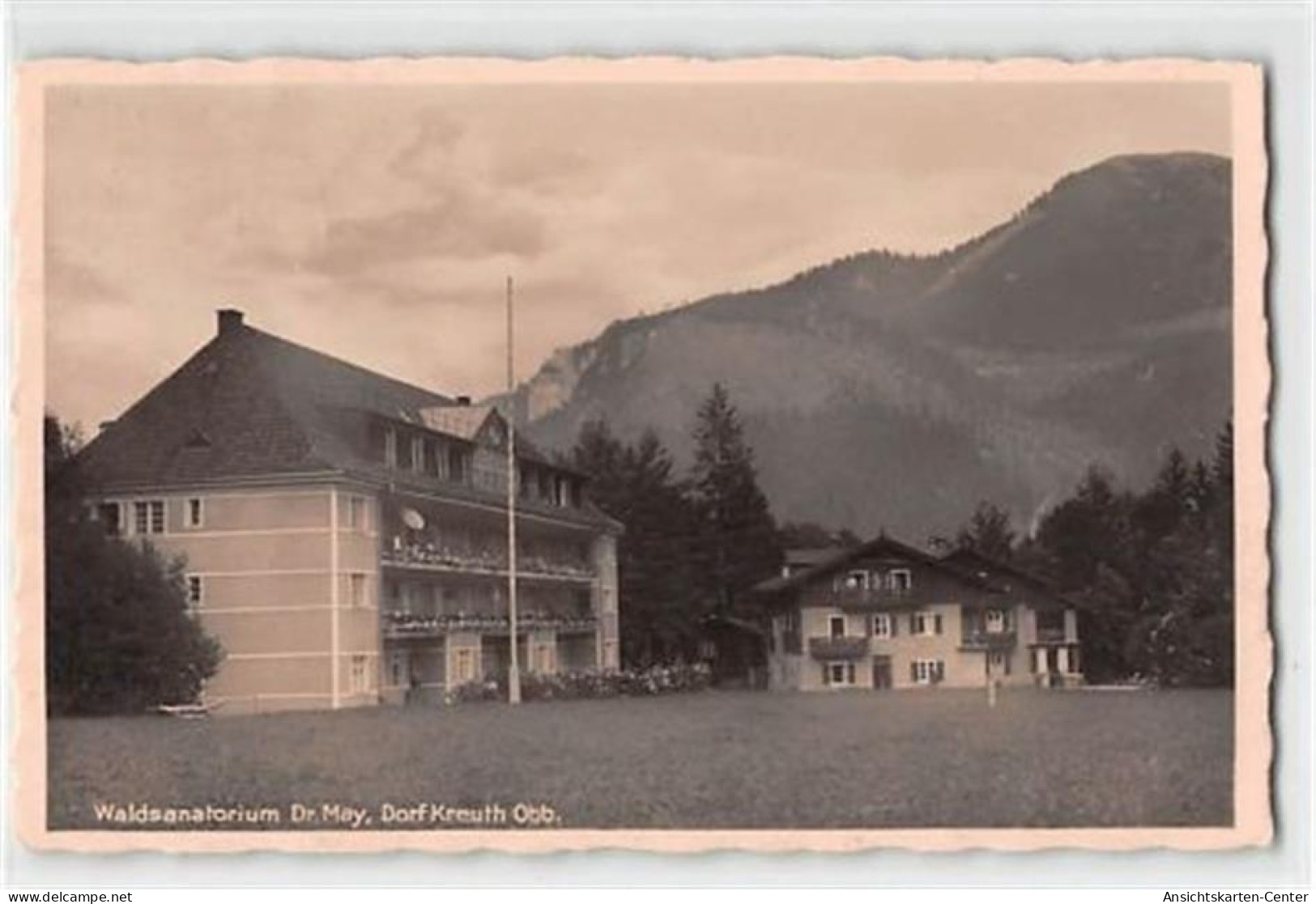 39120104 - Dorf Kreuth In Oberbayern. Waldsanatorium Dr. May Gelaufen. Gute Erhaltung. - Bad Wiessee