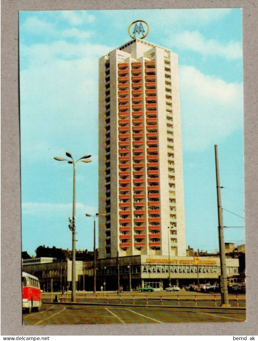 025#  BRD - 3  Color- AK: Dresden - Restaurant "Stadt Dresden", Semperoper, Kulturpalast (alle Karten im Bild)