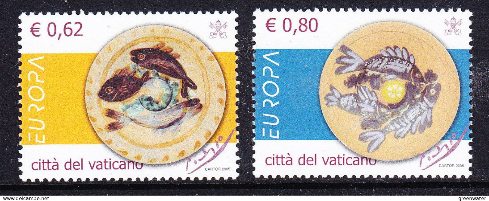 Europa Cept  2005 Vatican City  2v  ** Mnh (59561) - 2005