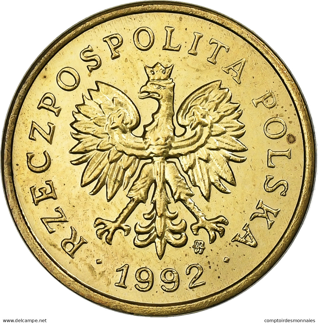 Pologne, 2 Grosze, 1992, Warsaw, Laiton, SUP, KM:277 - Polen