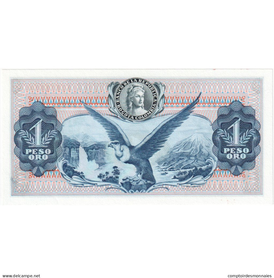 Billet, Colombie, 1 Peso Oro, 1973, 1973-08-07, NEUF - Kolumbien