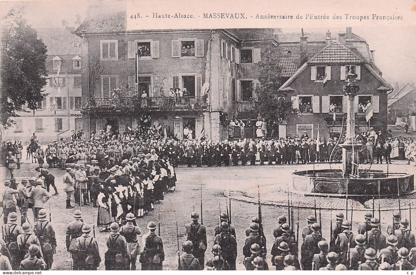 Masevaux - Troupes Françaises    -  CPA °J - Masevaux