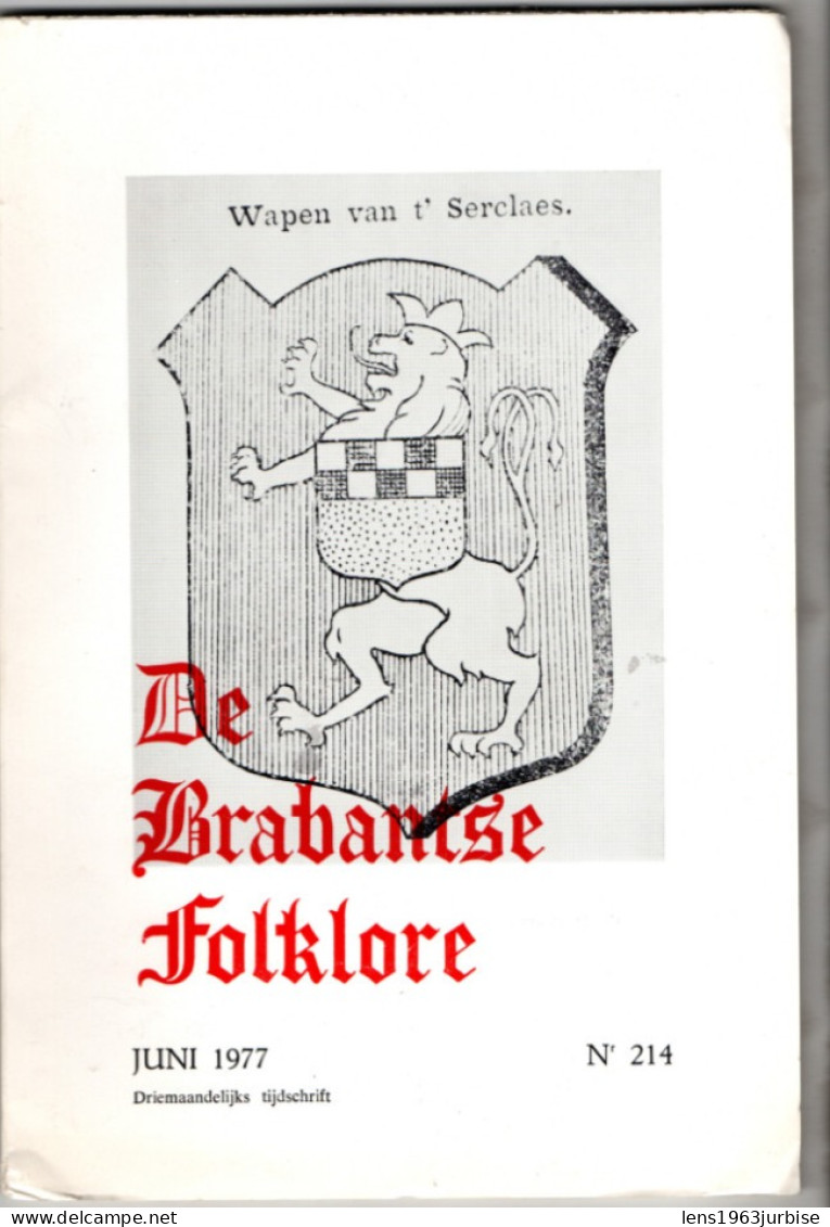 De  Brabantse Folklore , N° 214 , Juni 1977 - Archeologie