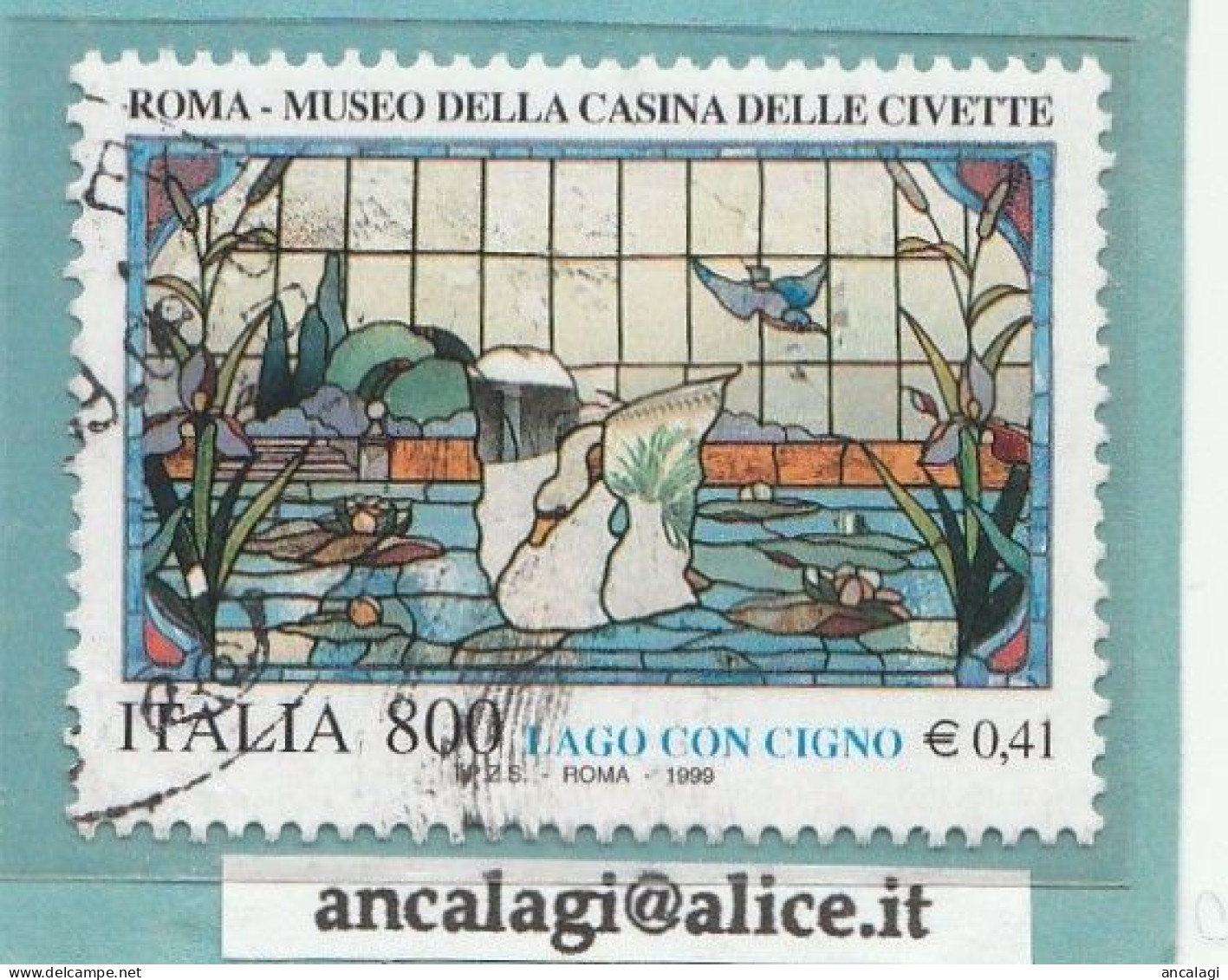 USATI ITALIA 1999 - Ref.0819A "MUSEO DELLA CASINA DELLE CIVETTE" 1 Val. - - 1991-00: Afgestempeld