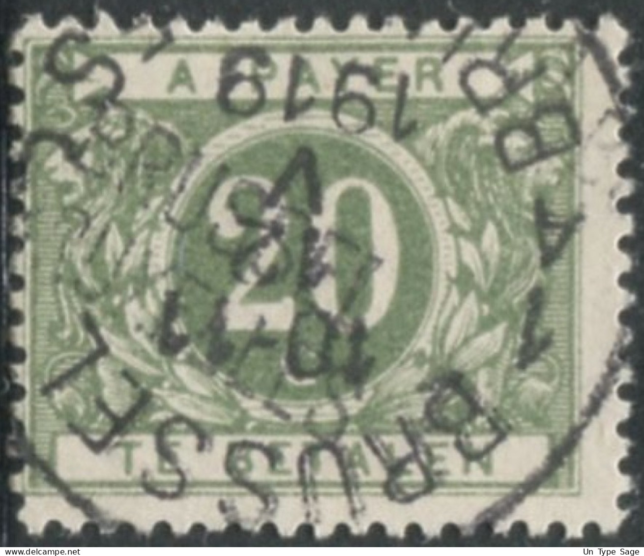 Belgique Timbre-taxe (TX) - Surcharge Locale De Distributeur - BRUSELL / BRUXELLES - (F944) - Stamps