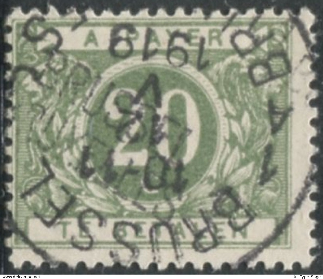 Belgique Timbre-taxe (TX) - Surcharge Locale De Distributeur - BRUSELL / BRUXELLES - (F944) - Sellos