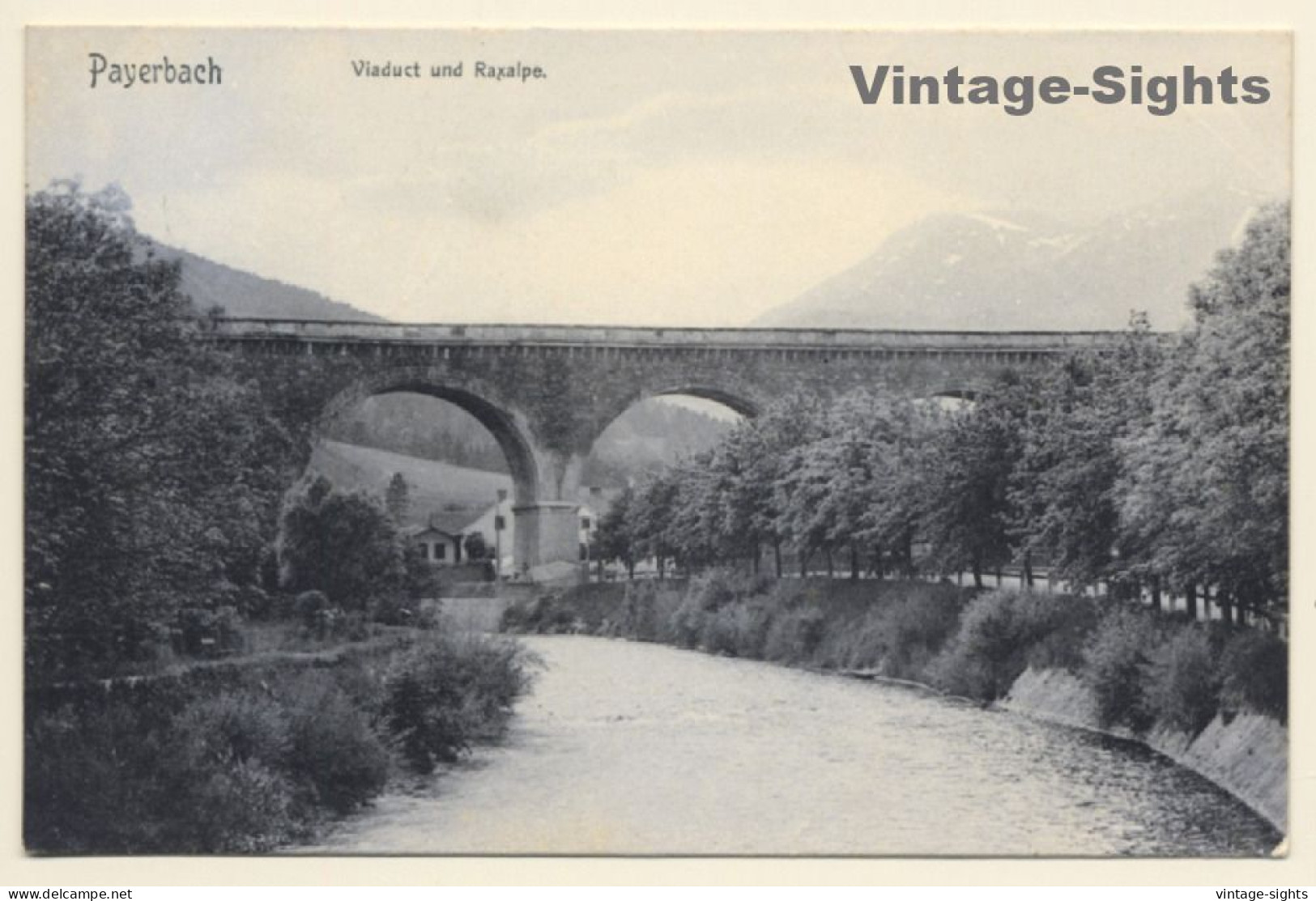 Payerbach / Austria: Viaduct Und Raxalpe (Vintage PC 1908) - Raxgebiet