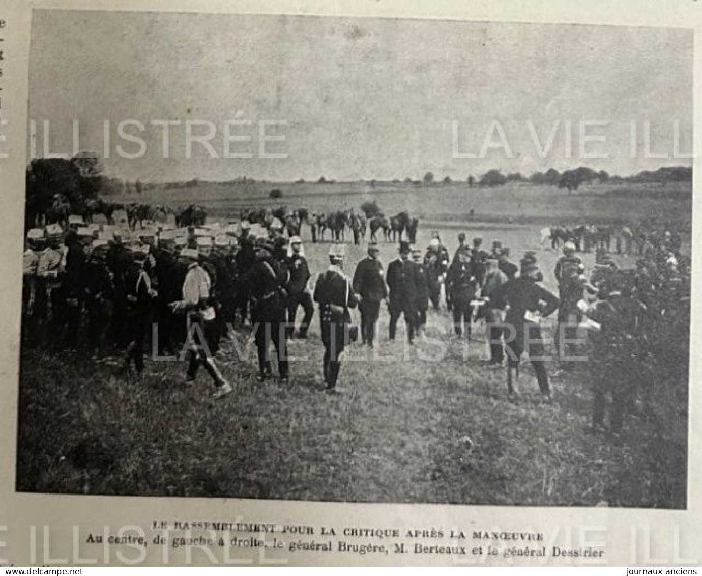 1905 MILITARIA - LES GRANDES MANOEUVRES DE L'EST AUTOUR DE BRIENNE LE CHATEAU - LA VIE ILLUSTRÉE - 1900 - 1949