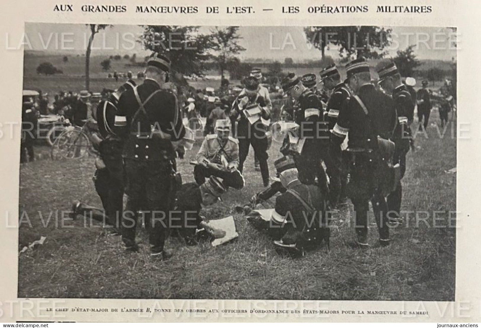 1905 MILITARIA - LES GRANDES MANOEUVRES DE L'EST AUTOUR DE BRIENNE LE CHATEAU - LA VIE ILLUSTRÉE