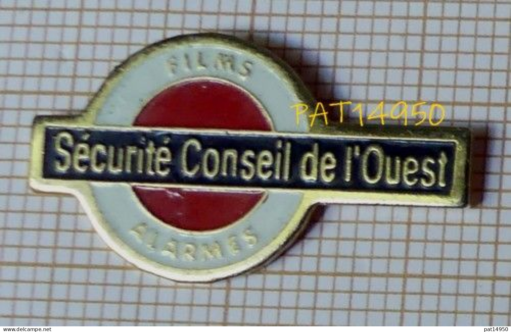 PAT14950 SCO SECURITE CONSEIL De L' OUEST  FILMS ALARMES   GARDIENNAGE - Verenigingen