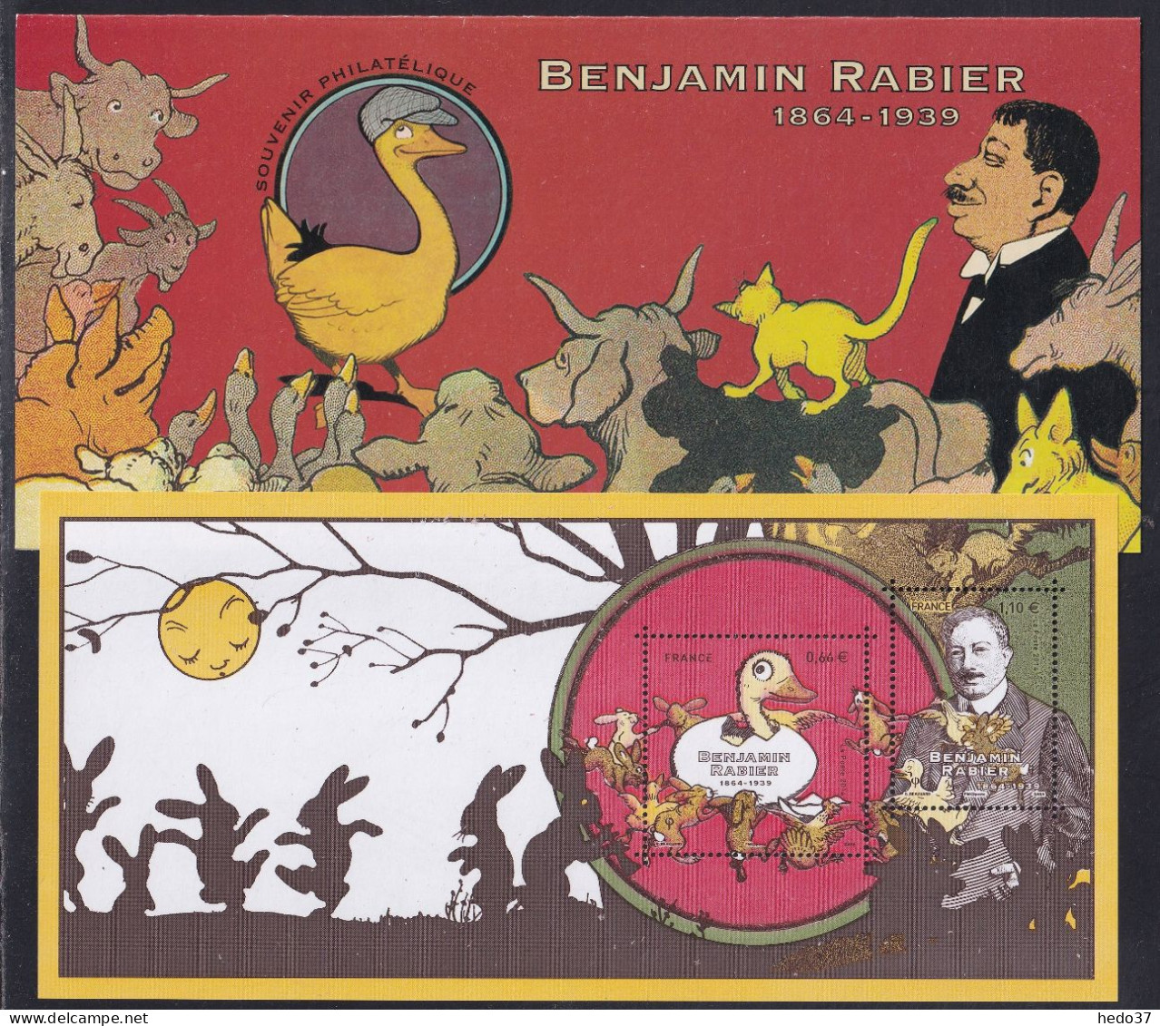 France Bloc Souvenir N°94 - Benjamin Ravier - Neuf ** Sans Charnière - TB - Souvenir Blocks