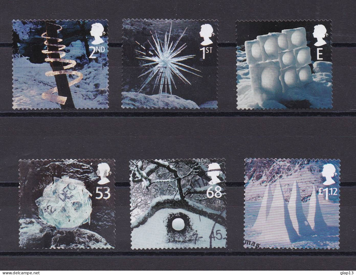 GRANDE-BRETAGNE 2003 TIMBRE N°2502/07 OBLITERE NOEL - Used Stamps