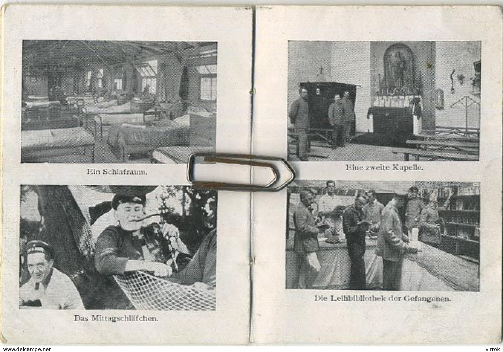 WW2 - Oorlog :  Deutsche Gefabgebe In ENGLAND :  (7.5 X 5.5 Cm) Small Propaganda Booklet 16 Pages. With Foto's - Weltkrieg 1939-45