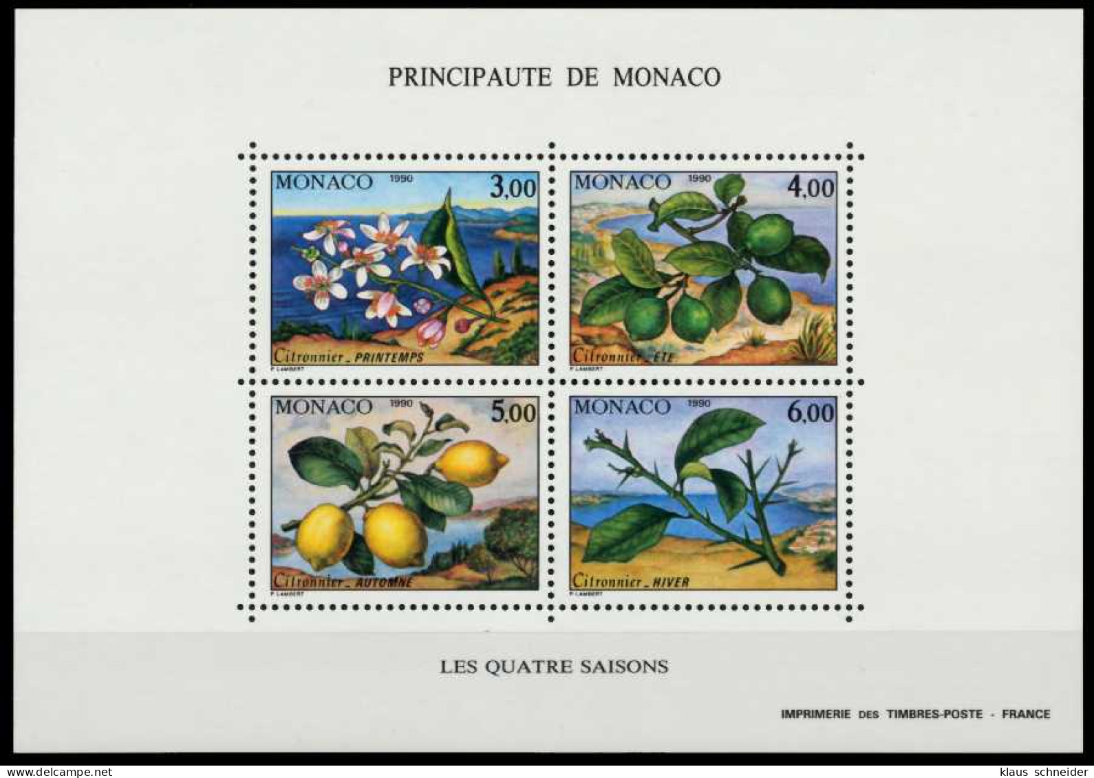 MONACO Block 49 Postfrisch S00219E - Bloques