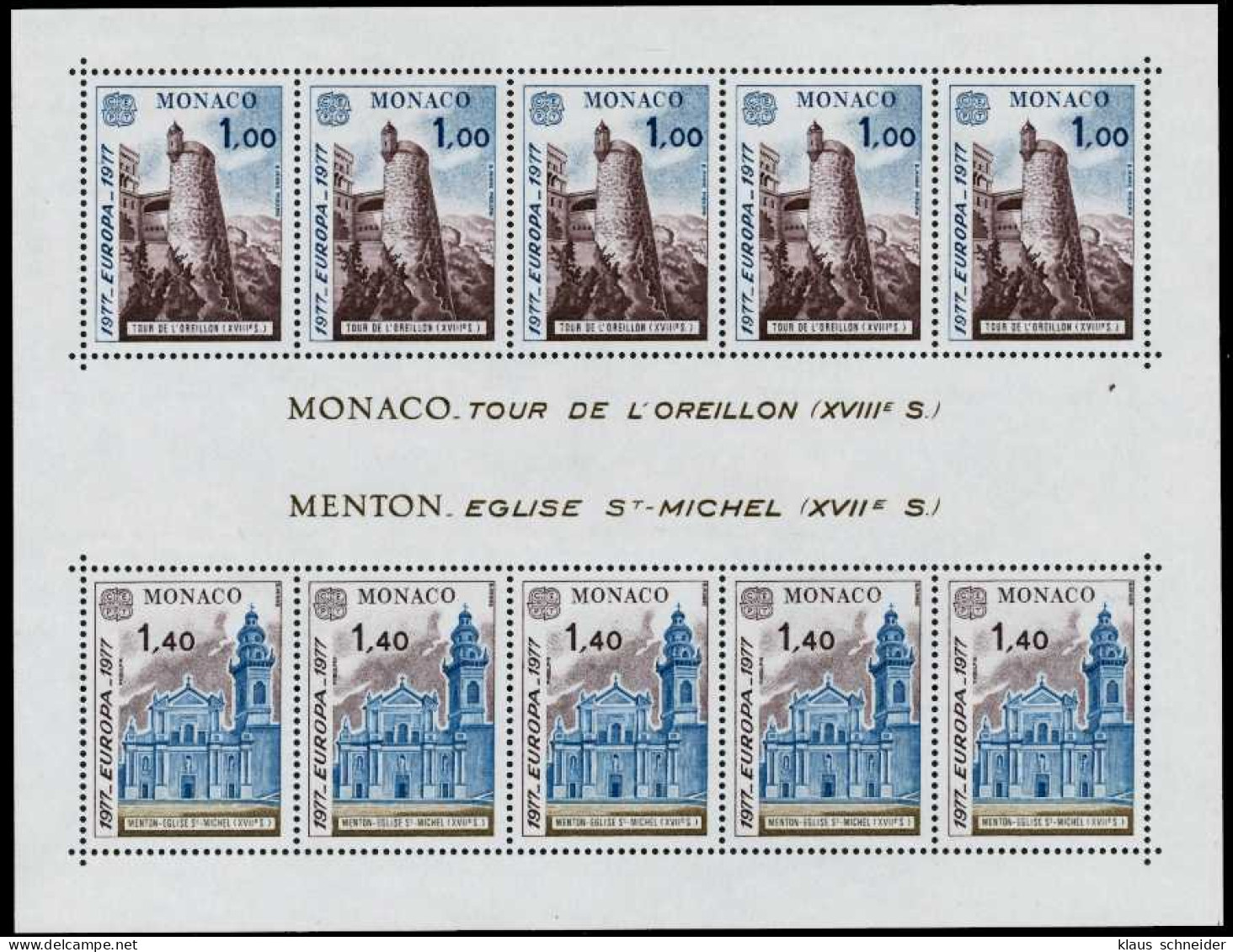 MONACO Block 11 Postfrisch X74B96A - Blocks & Sheetlets