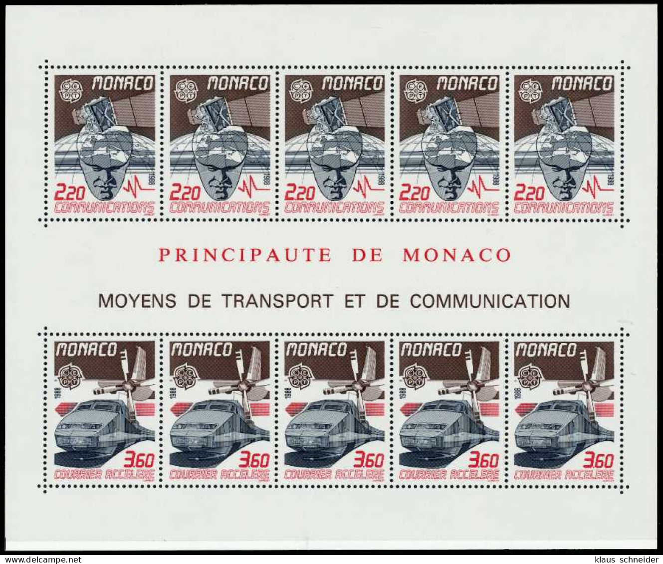 MONACO Block 39 Postfrisch X74BB8E - Blokken