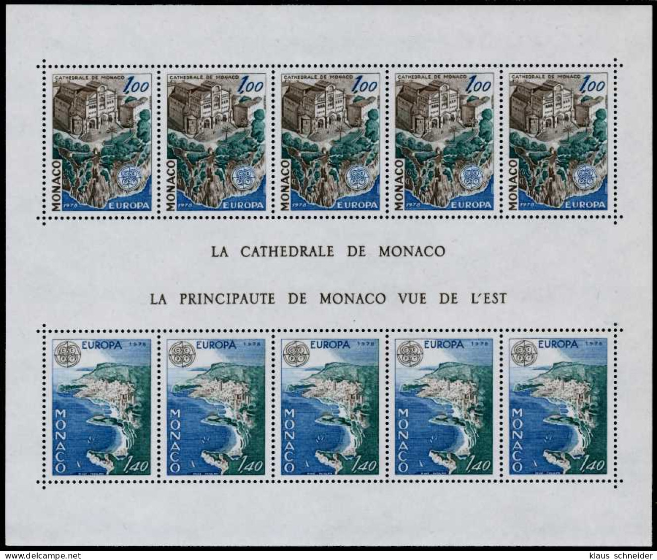 MONACO Block 12 Postfrisch S003426 - Blokken