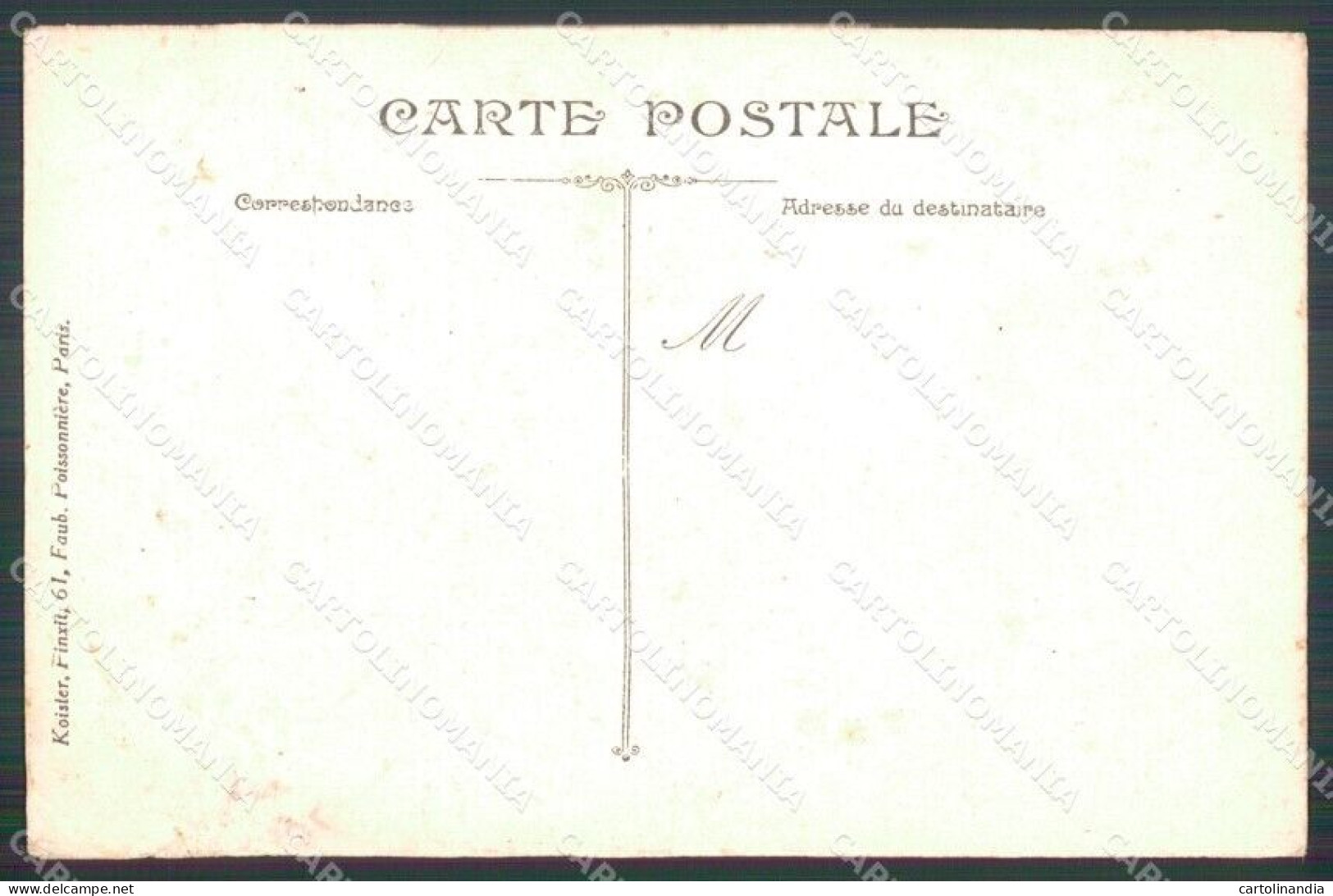 WWI WW1 Propaganda Patriotic War Humor Paris ABRADED Postcard XF3101 - Autres & Non Classés