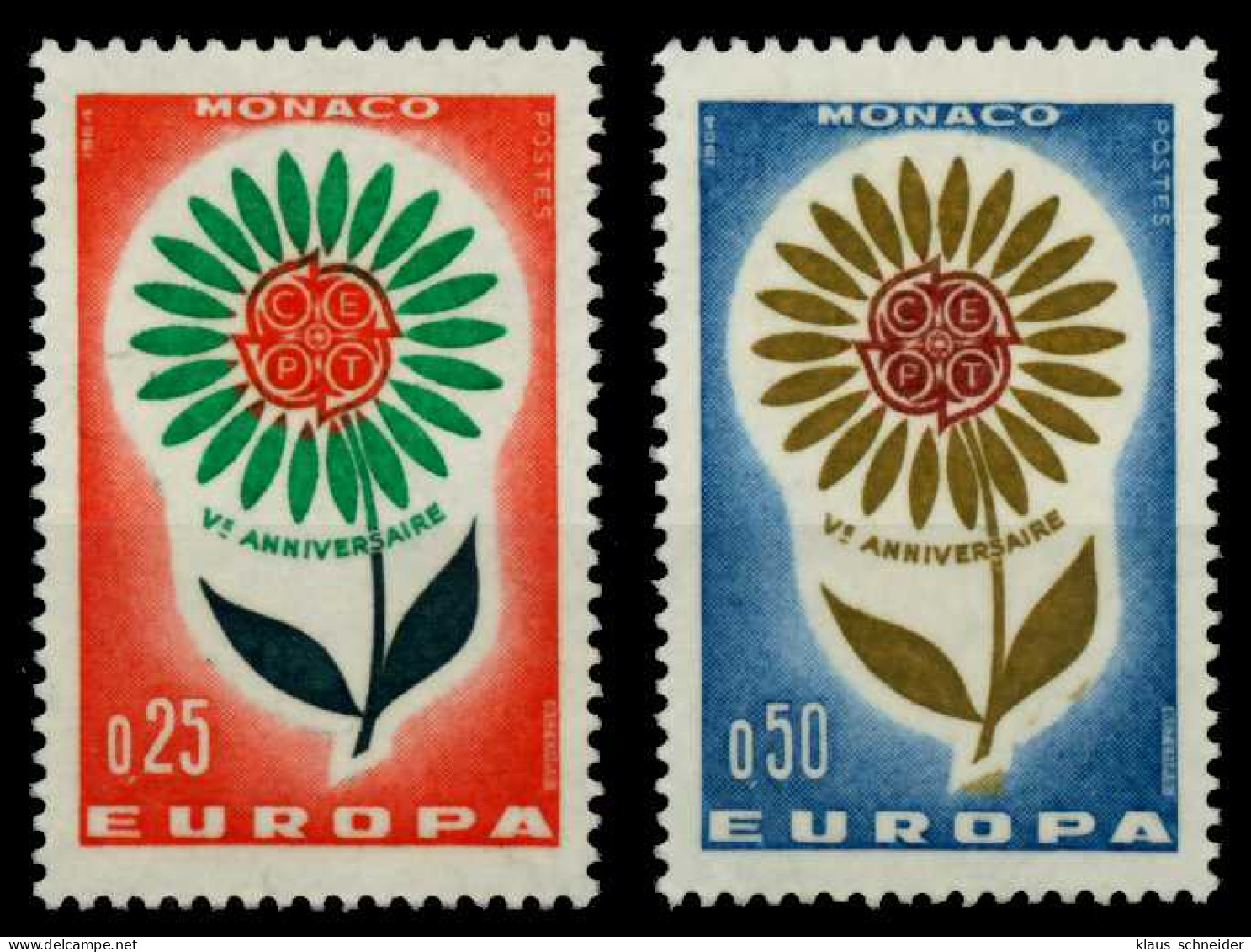 MONACO 1964 Nr 782-783 Postfrisch S003606 - Neufs
