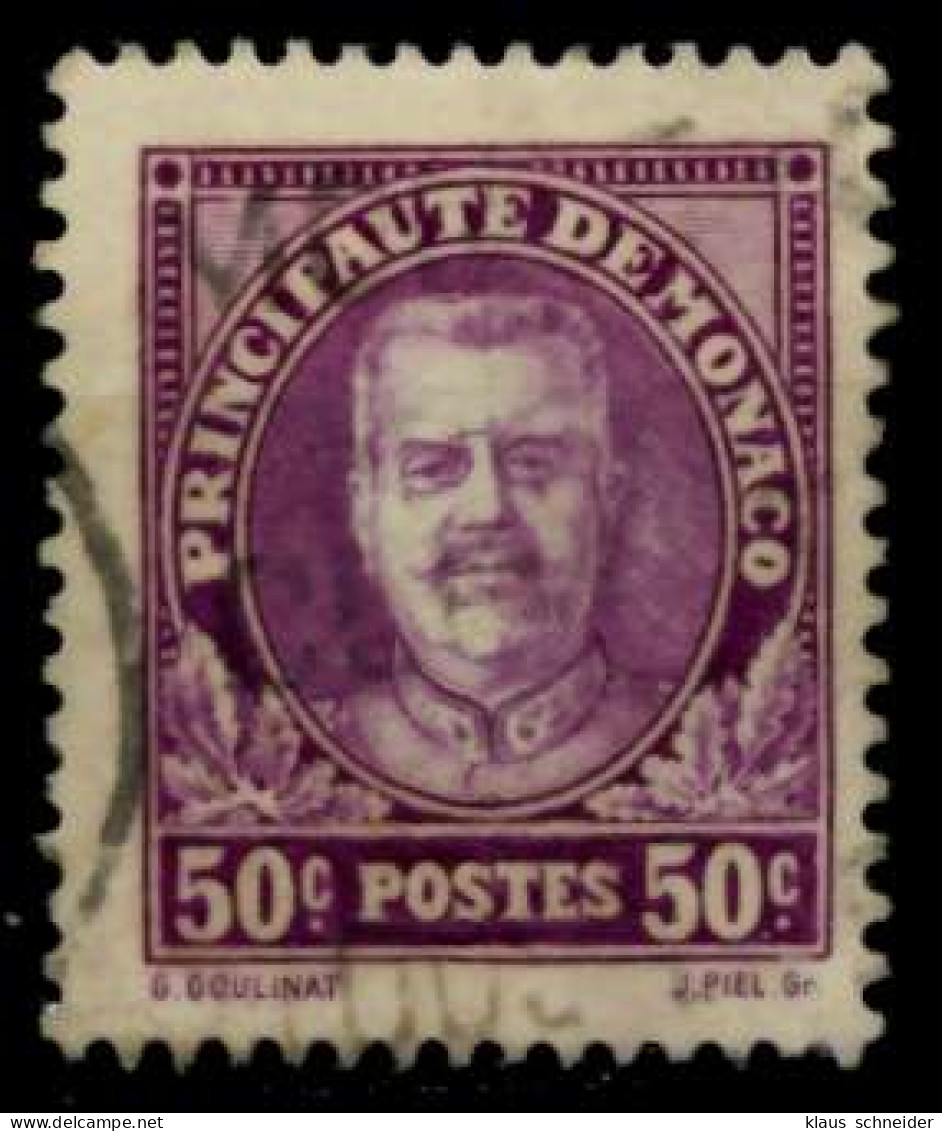 MONACO 1933 Nr 117 Gestempelt X91E912 - Used Stamps